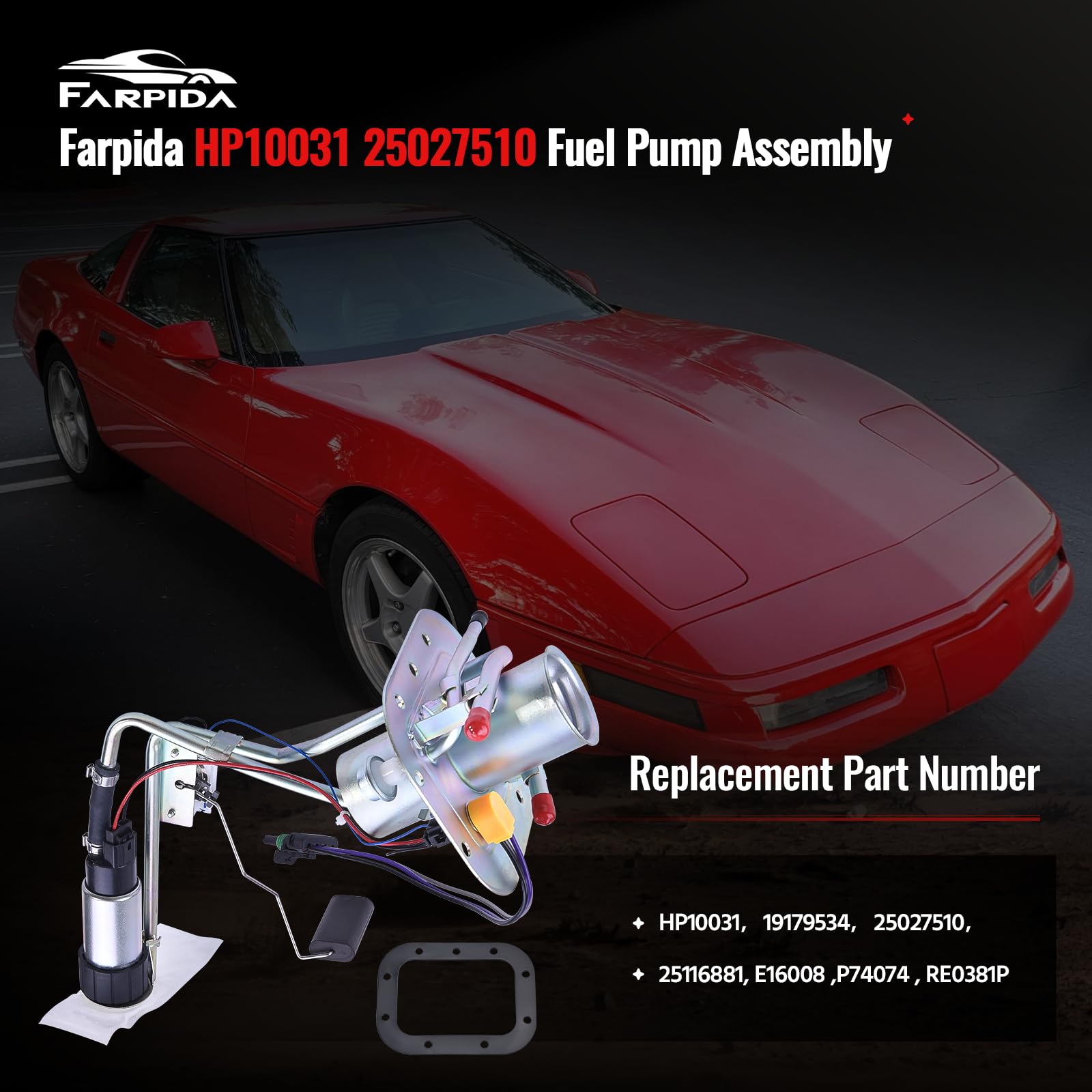 Delphi Fuel Pump and Sender Assembly 1992-1996 Chevrolet Corvette Delphi Fuel Pump and Sender Assembly 1992-1996 Chevrolet Corvette