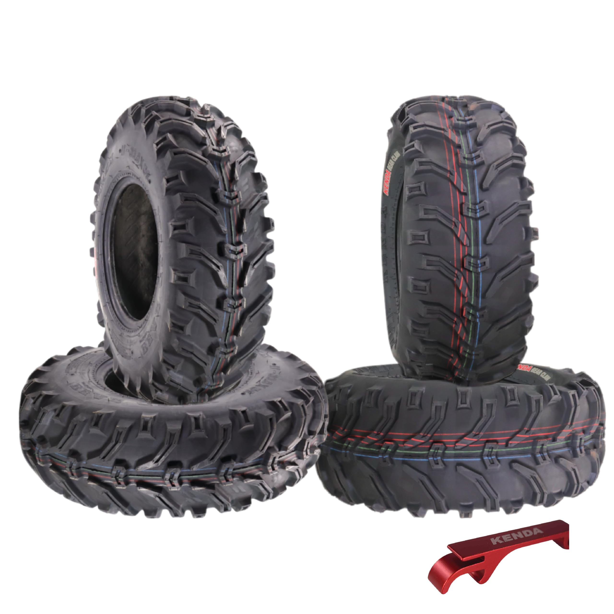 Kenda Bearclaw K299-25x8-11 Front & 25x10-12 Rear Tires - wheels | Mubboo
