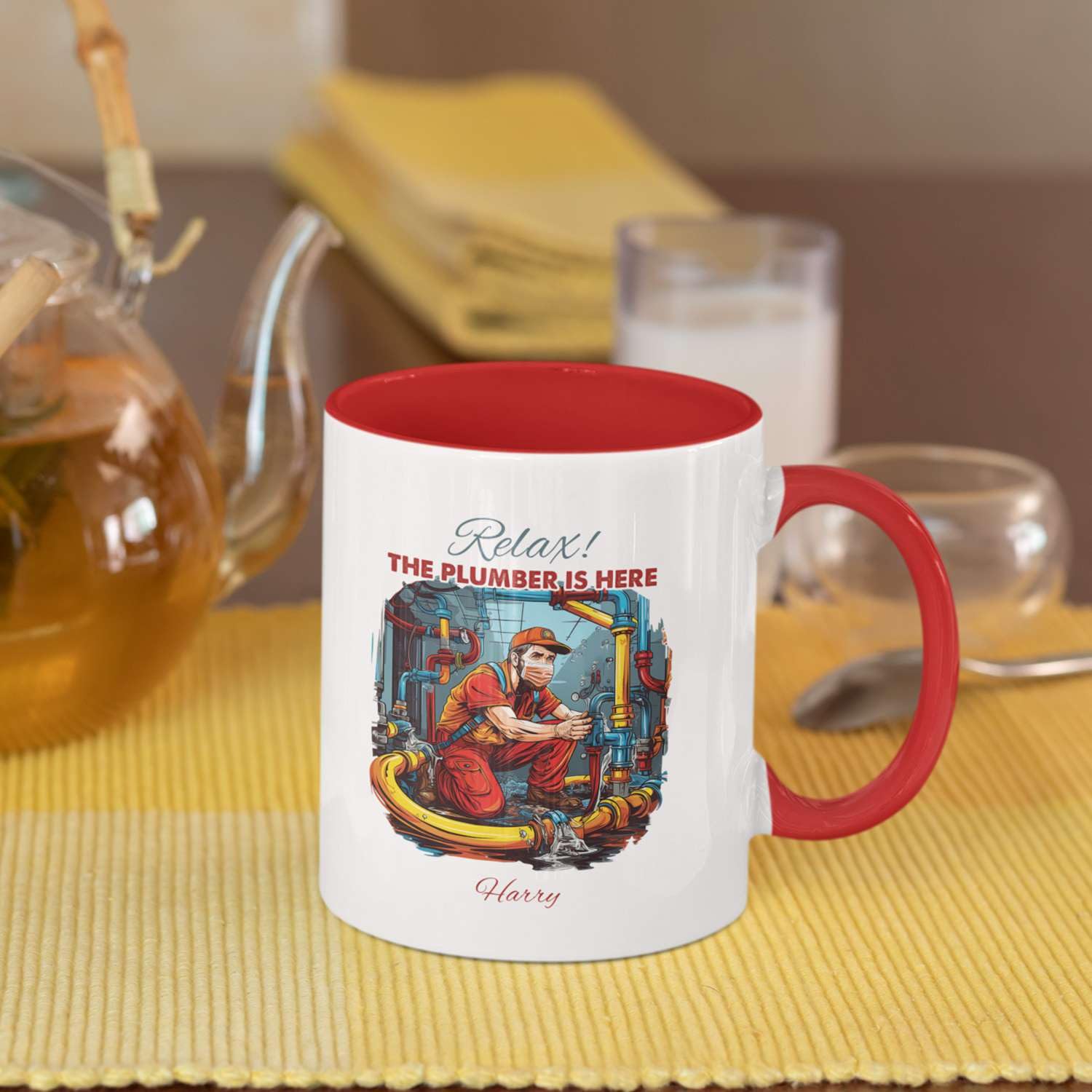 Funny "Atlas Of A Pharmacist's Brain" Coffee Mug - 11 Oz Ceramic, Dishwasher Safe, Great Gift Idea - View #5