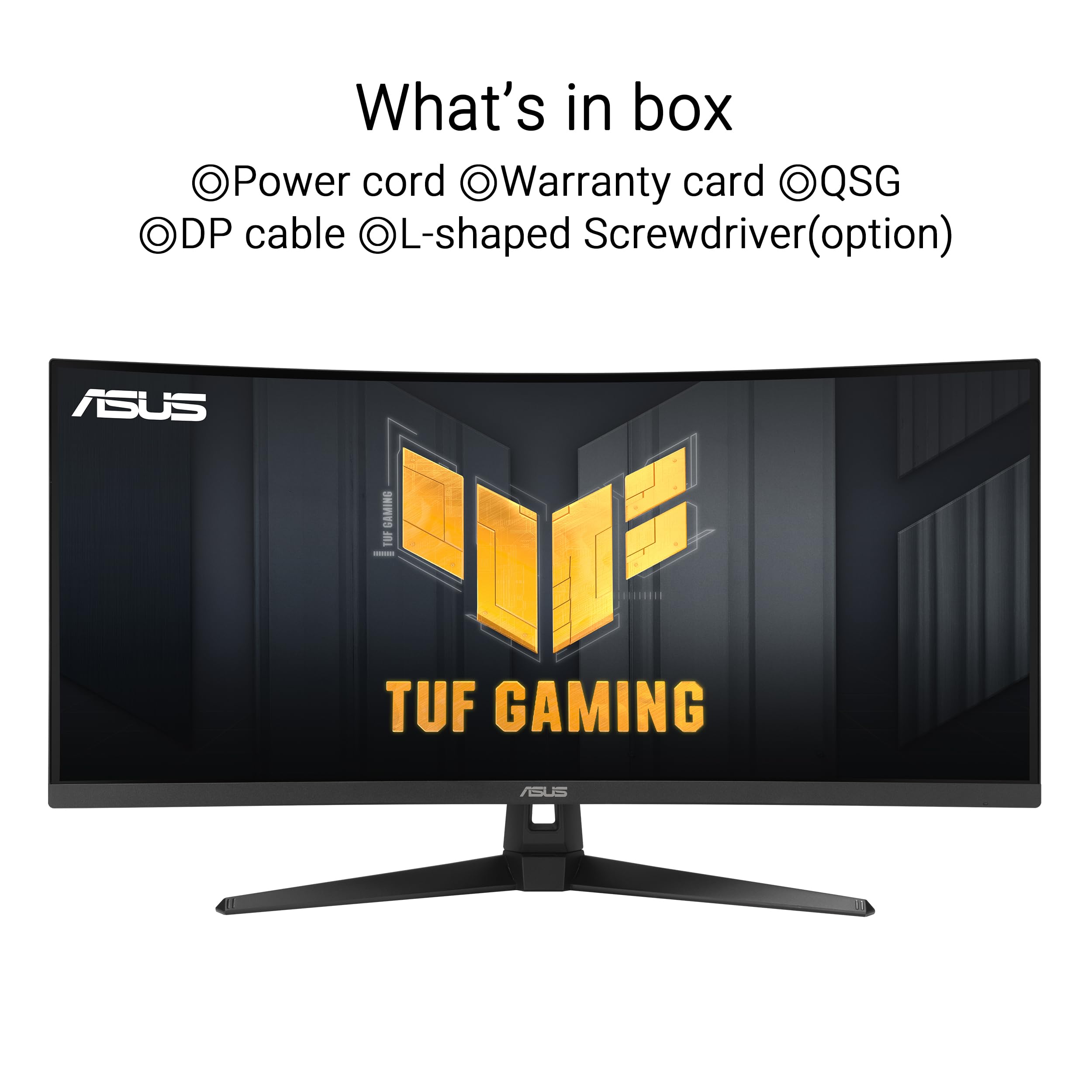 ASUS TUF Gaming VG34VQ3B écran plat PC 86,4 cm (34") 3440x1440 UltraWide Quad HD LED Noir