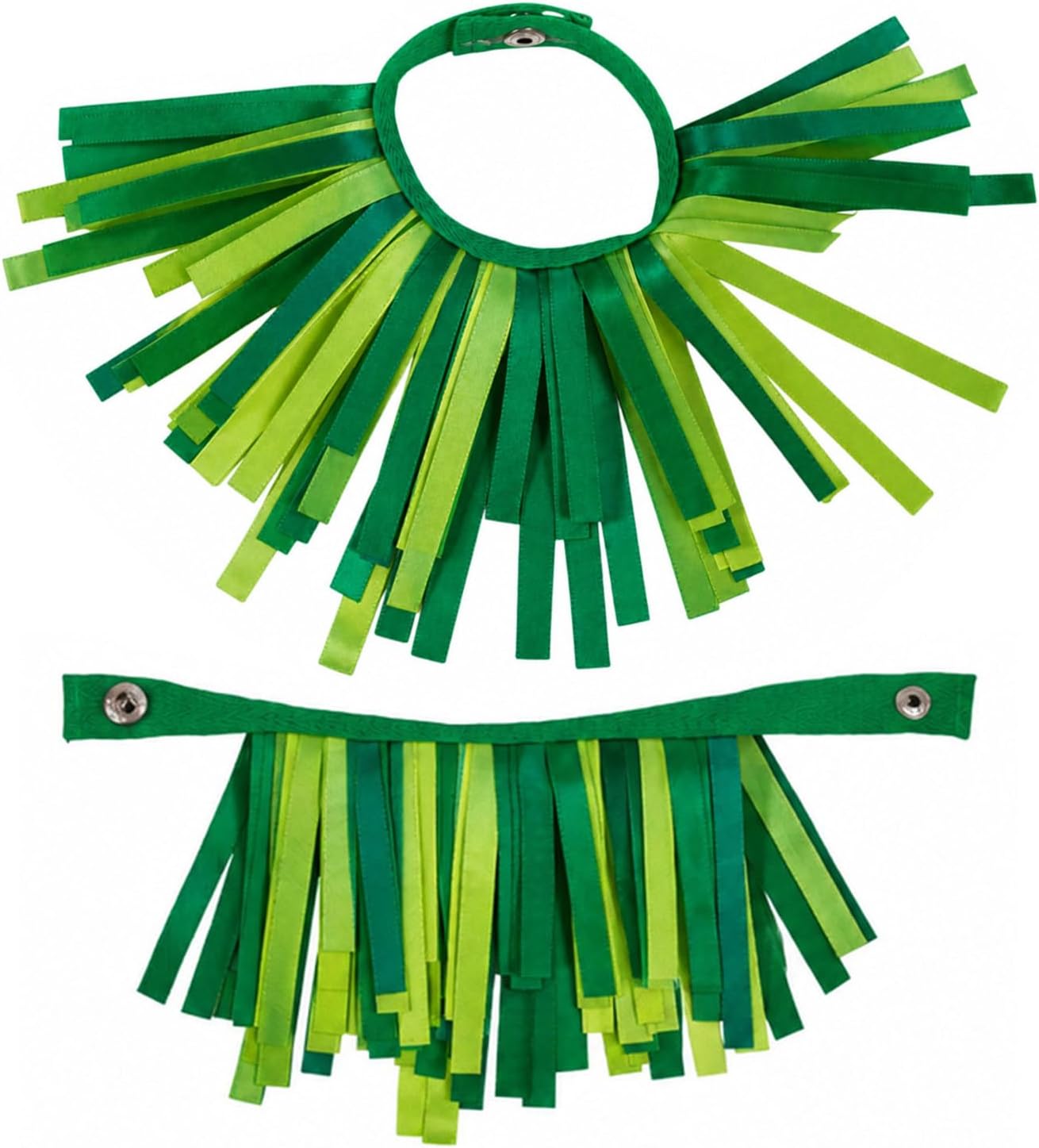 2-Pack Luggage Pom Poms for Suitcases, Green Bag Identifiers