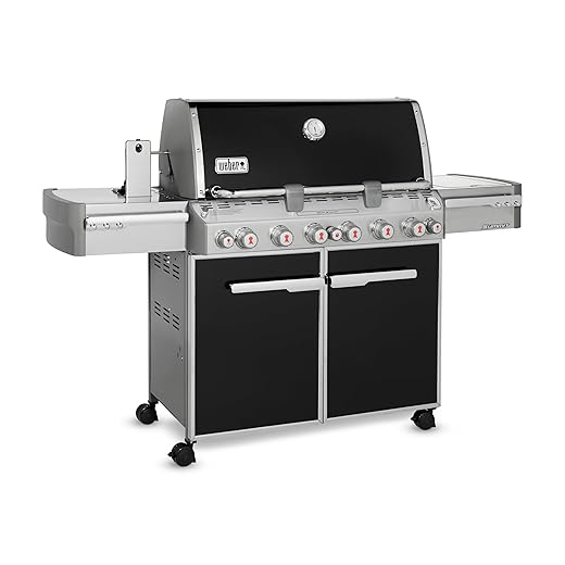 Weber Summit E-670 6-Burner Liquid Propane Grill, Black