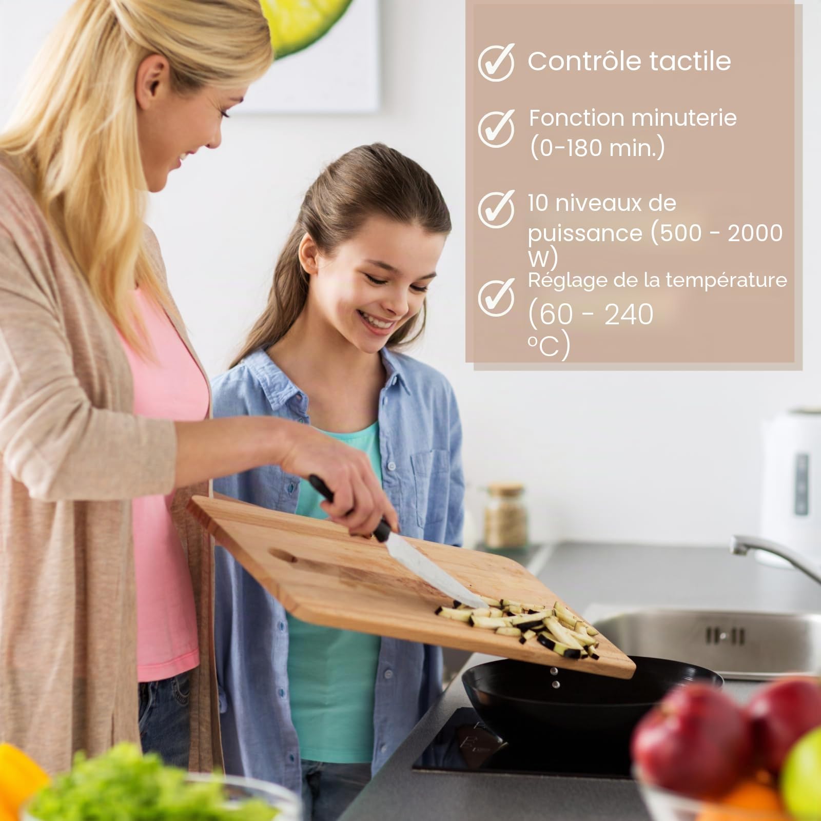 Steba IK 60 E Plaque à Induction/ou encastrable mobile/réglage de la température