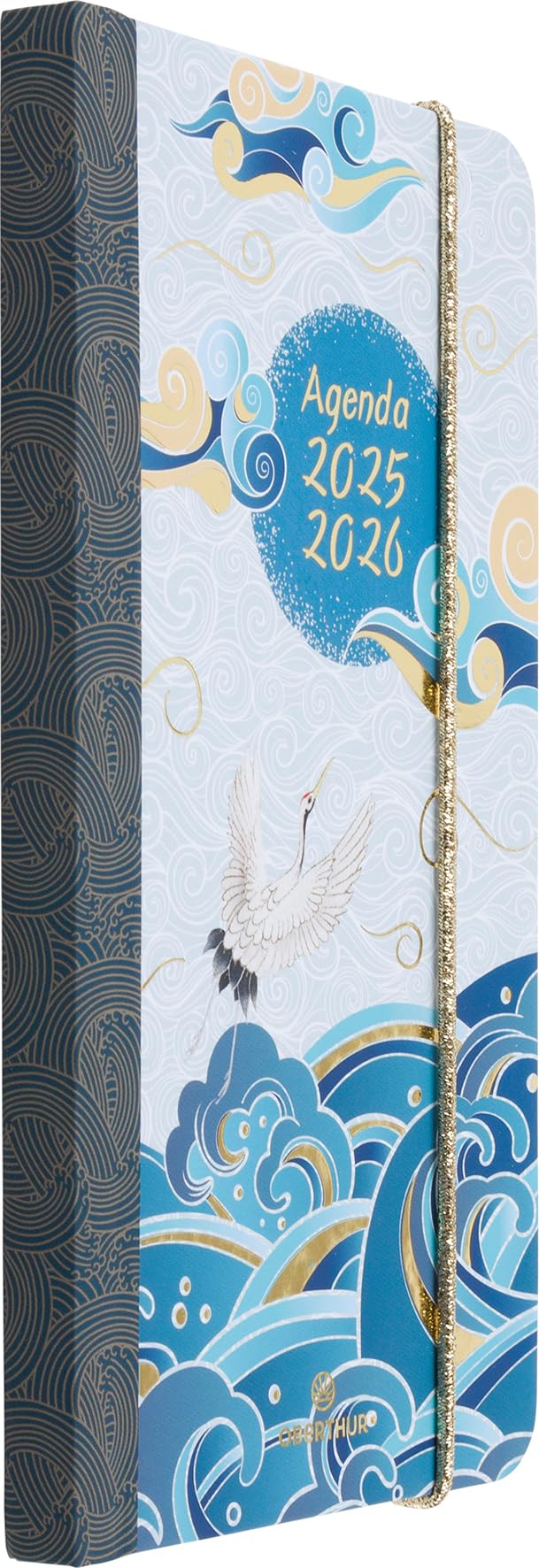Agenda Semainier Sakura Oberthur Août 2025 à Août 2026 | Format 17x24,5 Cm, Bilingue Français-anglais