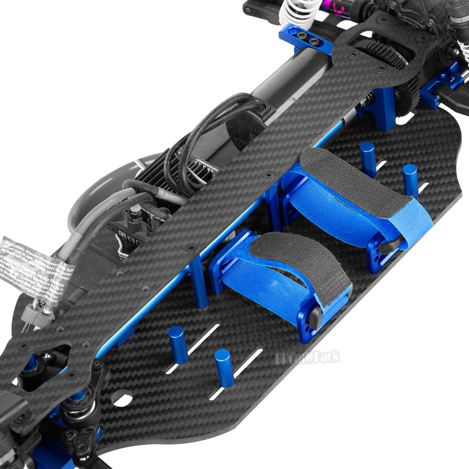 Amazon.com: BRCatWPark Carbon Fibre Chassis Upgrades Part for 1/10