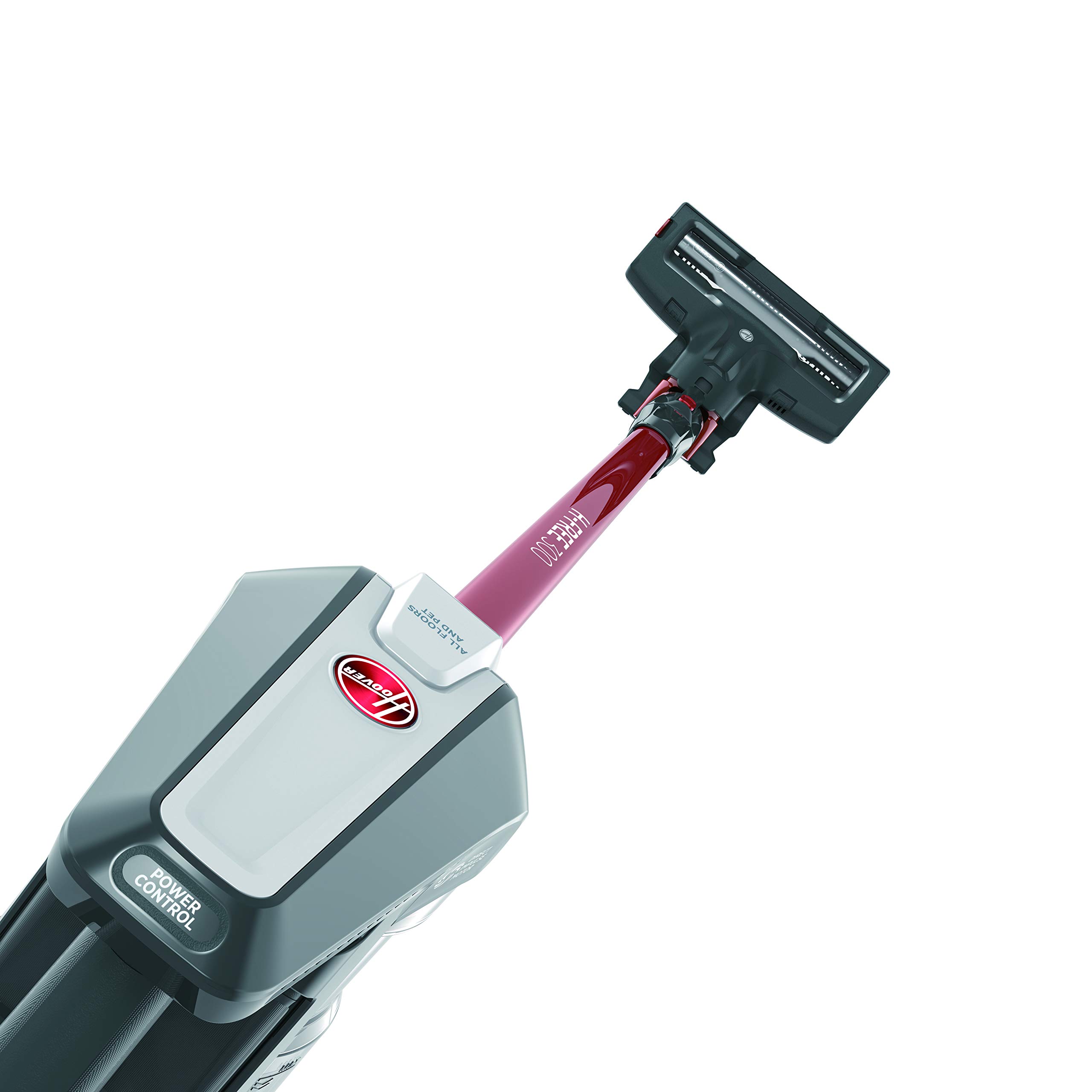 Hoover Hf322Afp 011 39400957 Scopa Ricaricabile senza Filo, 44.4W, 80 Decibel, Grigio Ossidiana e Rosso Metallizzato