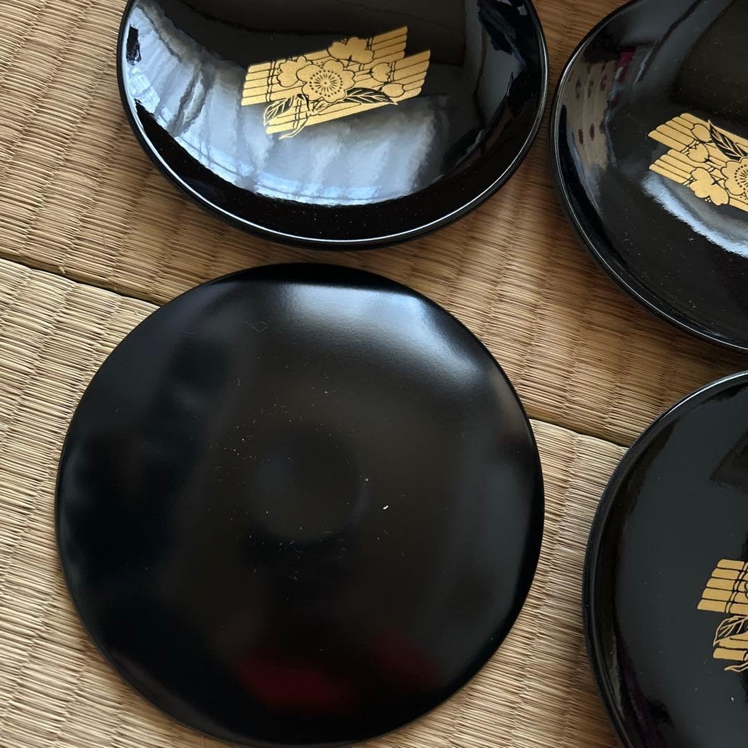 Amazon.co.jp: 山中漆器 銘々皿5枚セット : おもちゃ