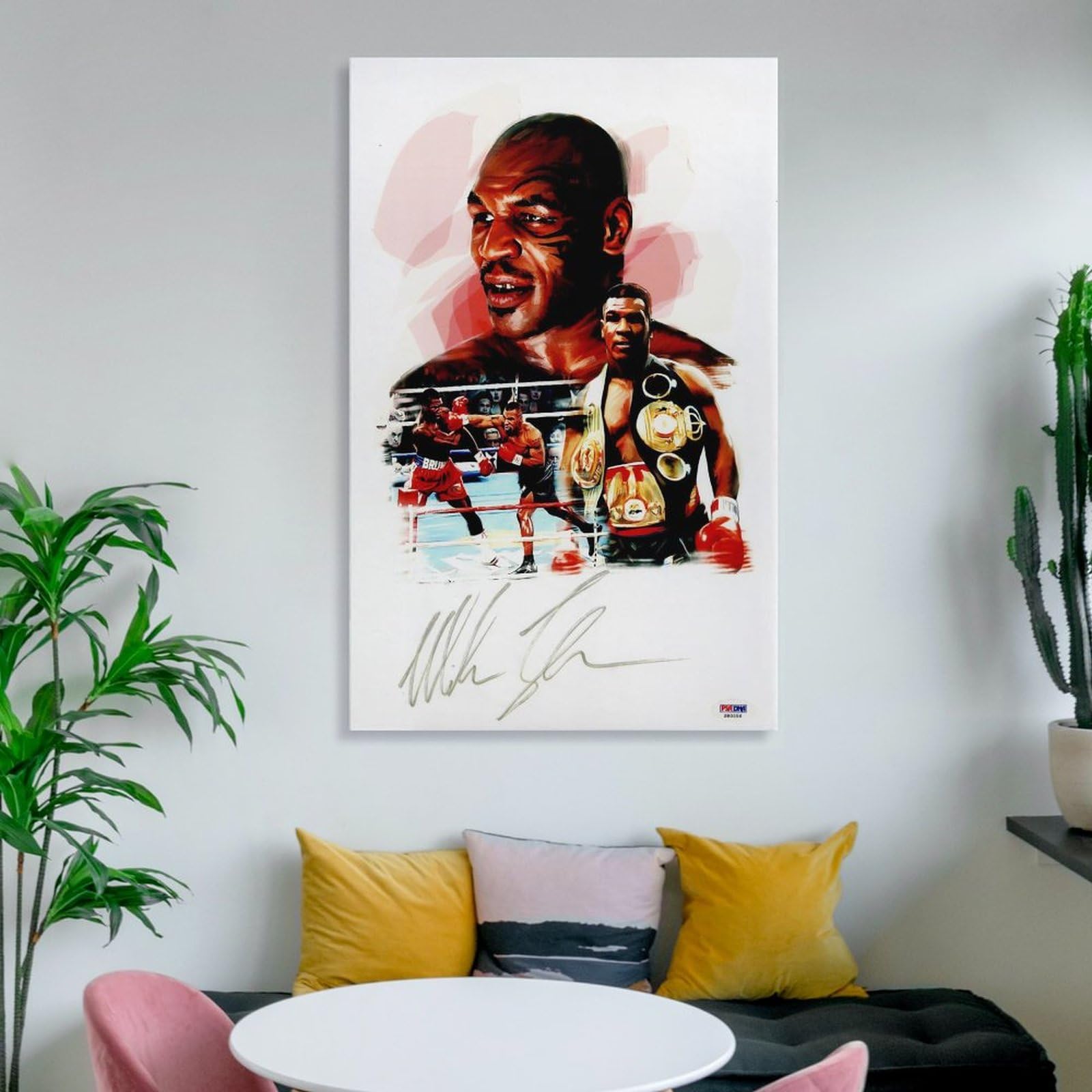 Amazon.co.jp: マイク・タイソンMike Tyson 試合アートポスター