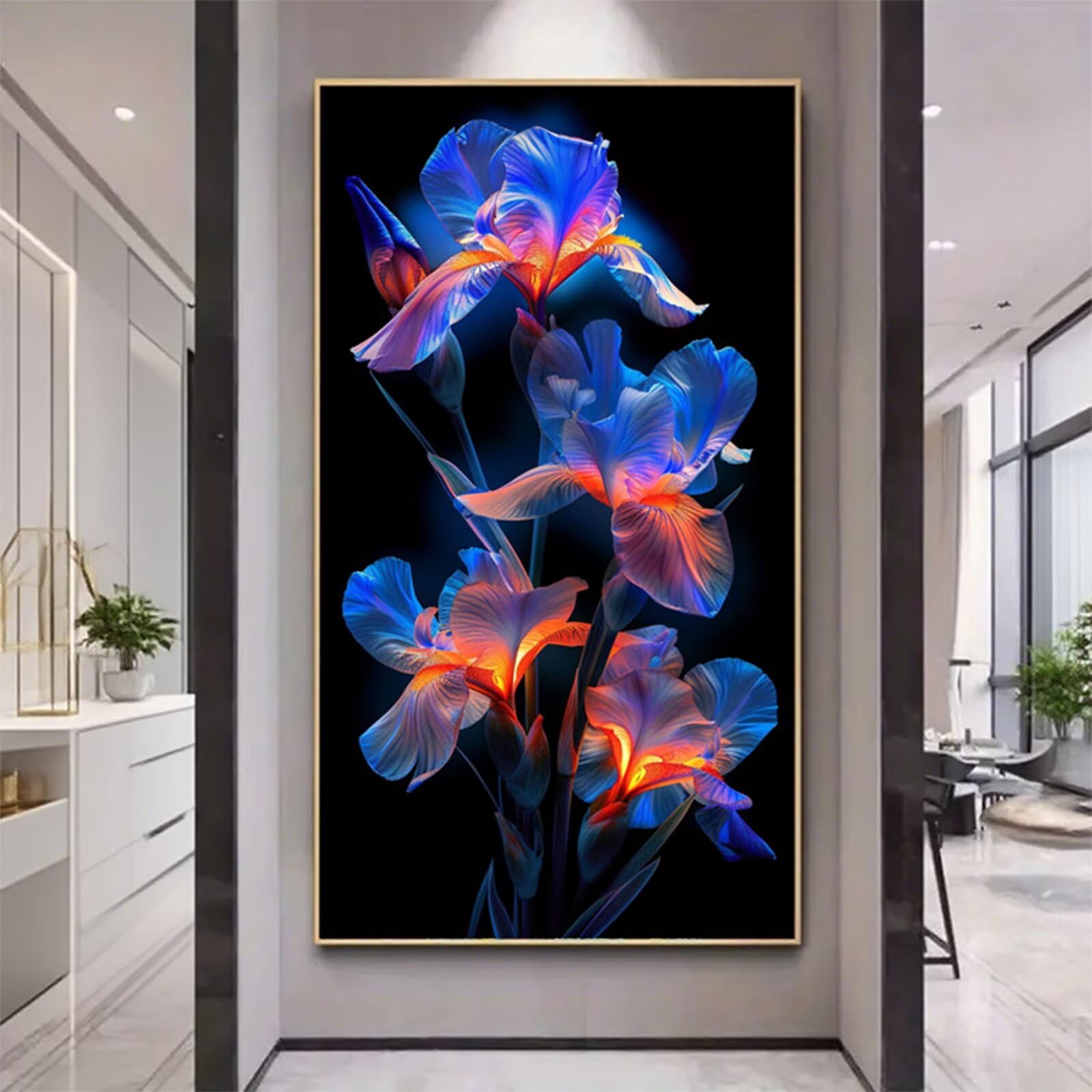 Diamentowa sztuka orchidea, zestaw do malowania diamentami dla dorosłych, 5D Dimond Art Flower Gem Arts and Crafts Paintings, DIY, kryształ górski, haft krzyżykowy, malowanie po numerach, dekoracja