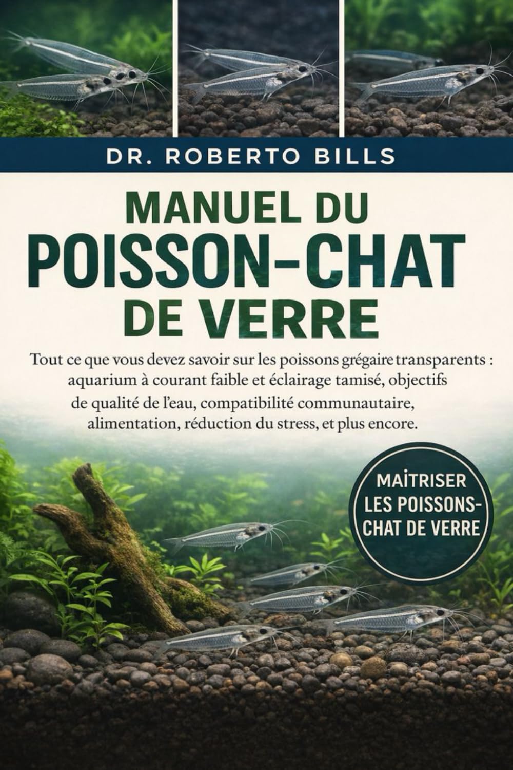 MANUEL DU POISSON-CHAT DE VERRE: Tout ce que vous devez savoir sur les poissons grégaires transparents : aquarium à courant faible et éclairage ... alimentation, réduction du stress, et...