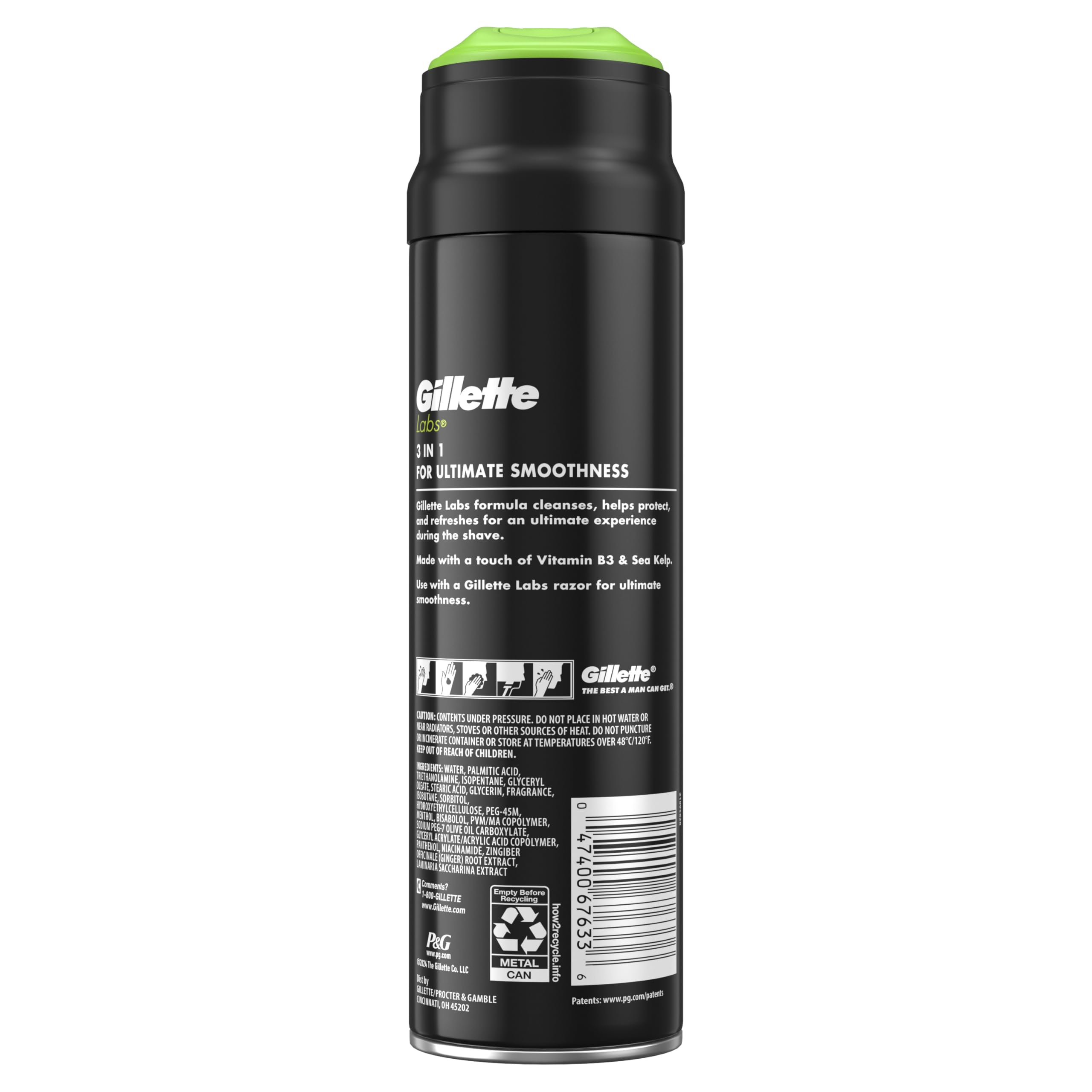 Gillette Labs Shaving Gel - Cool & Soothing -10