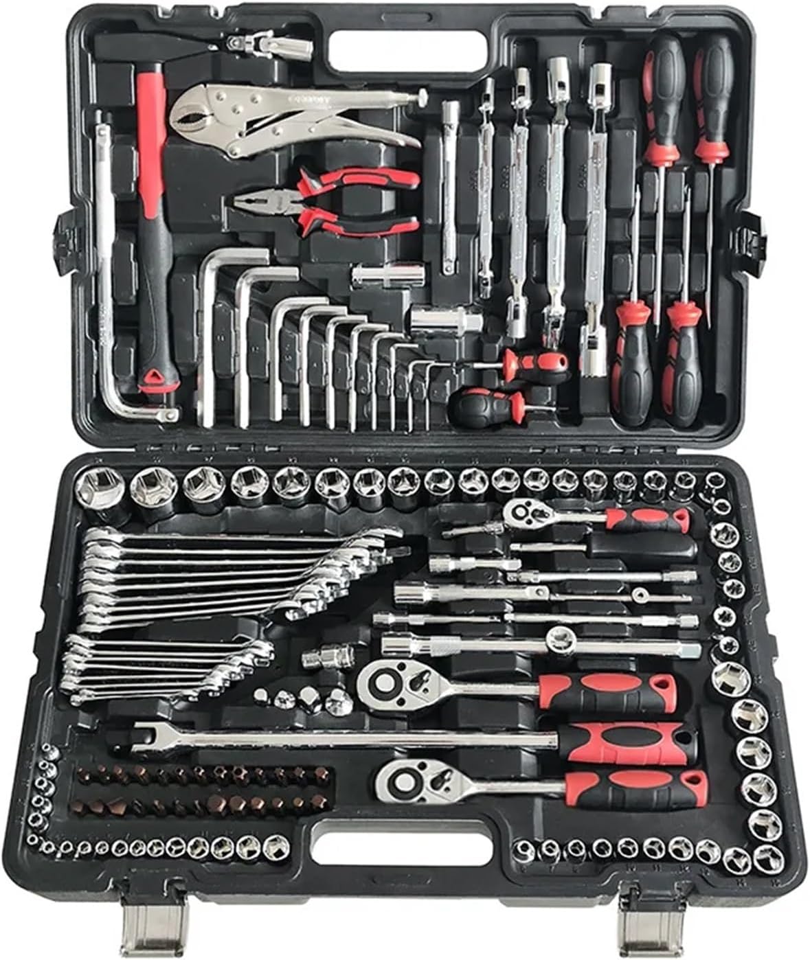 Compatible with 129-piece Set Hemming Box Tool Chrome Vanadium Steel Steam Machine Repair and Maintenance Gift Ratc