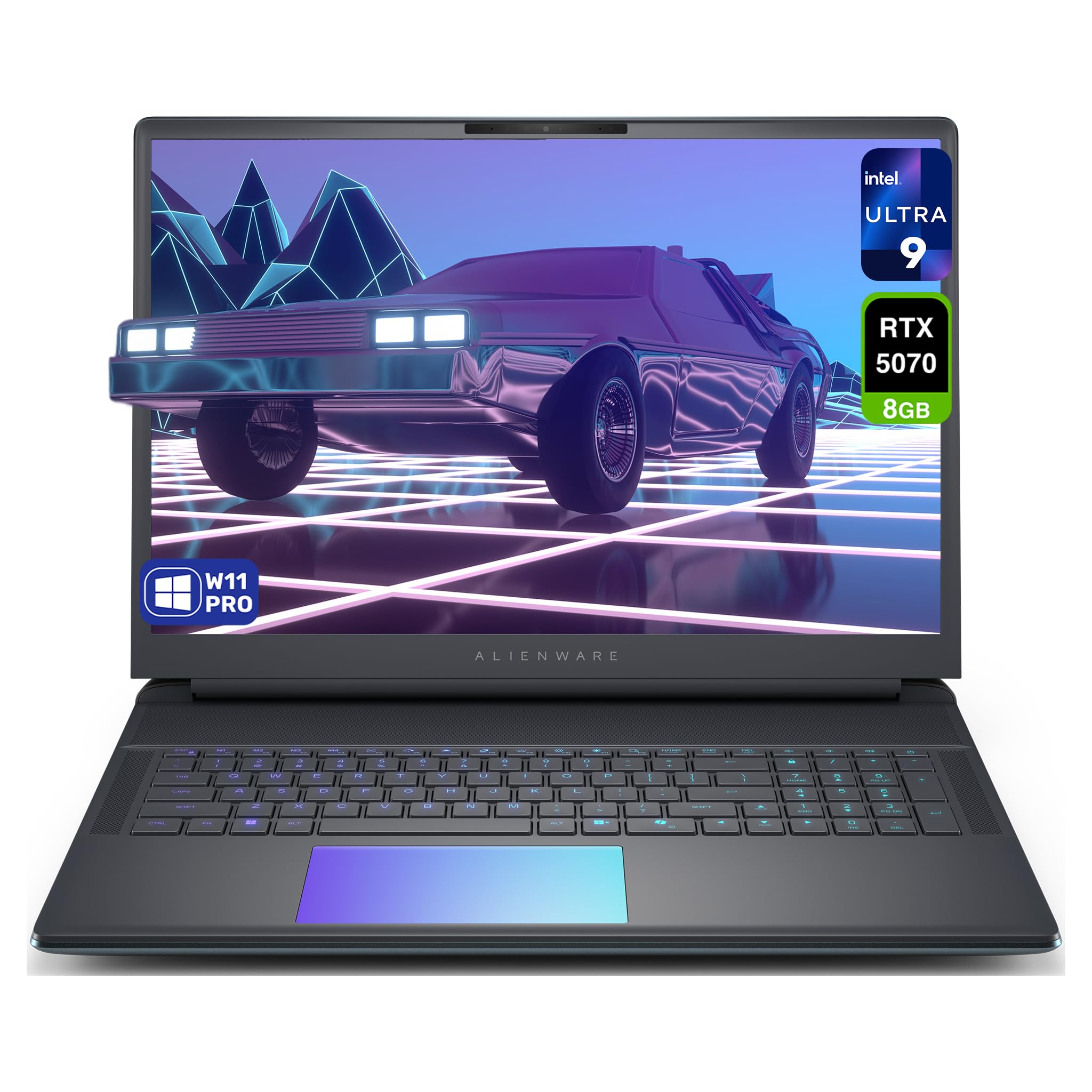 Alienware 18 Area 51 Gaming Laptop, Intel Ultra 9-275HX, 64 GB DDR5 RAM, 2 TB PCIe SSD, 18" QHD+ (2560x1600) 300Hz Display, Nvidia G-Force RTX 5070, Backlit Keyboard, W11 Pro, Liquid Teal