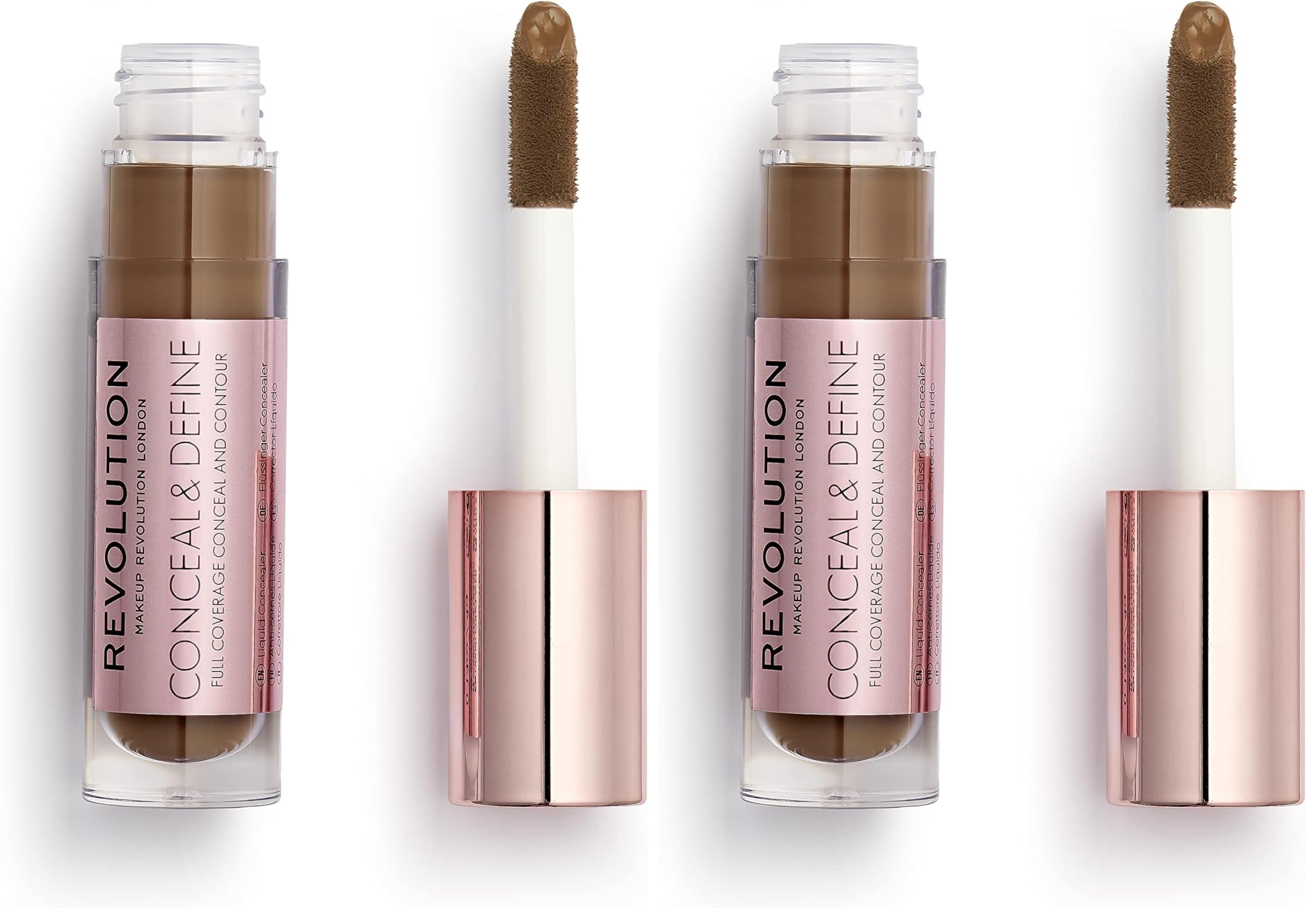 Revolution Conceal & Define Concealer, Lightweight, Long-Lasting, Full Coverage Face Makeup, C0.1, 4g — view 5