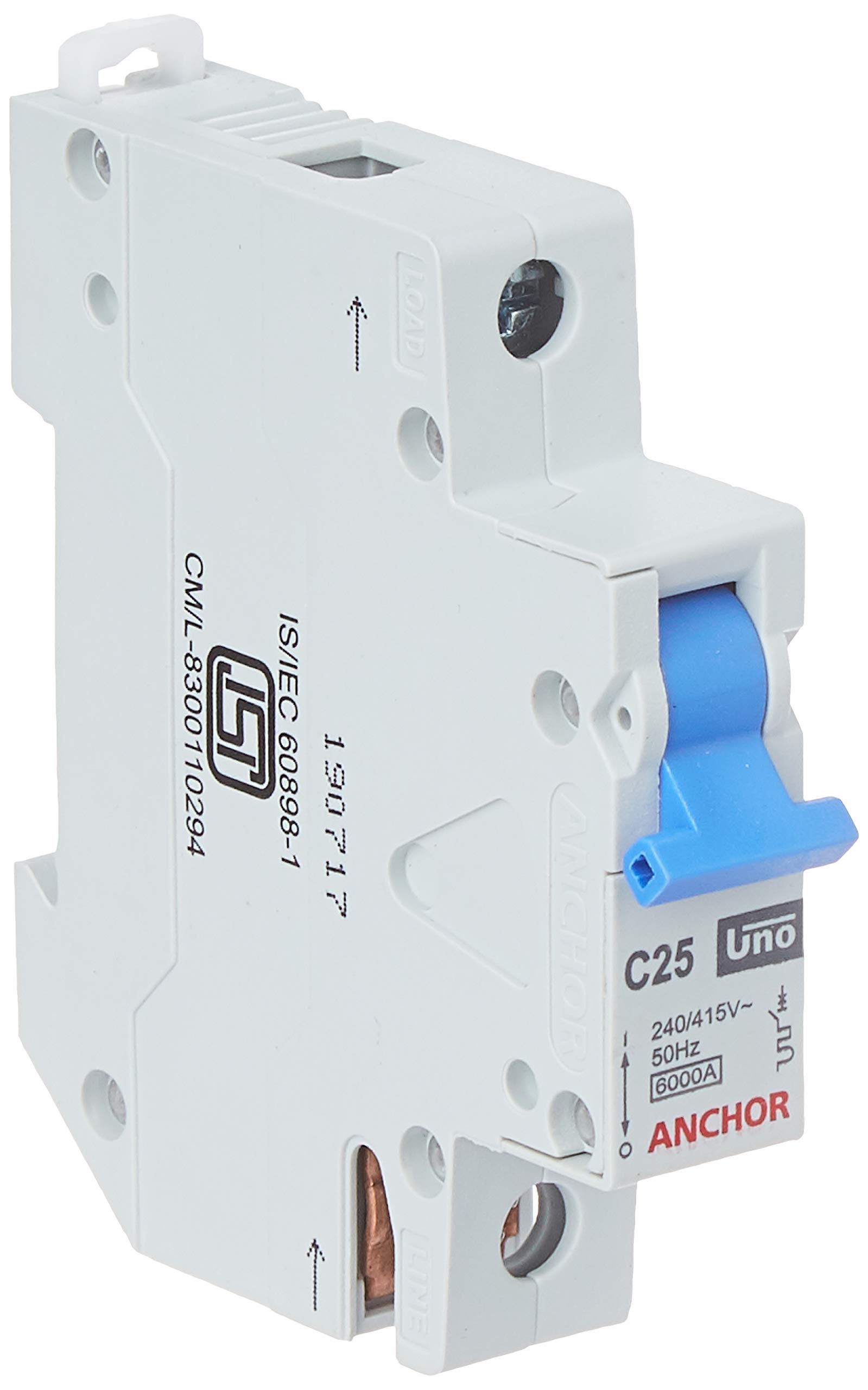 Anchor by Panasonic UNO 25 Amp C Curve Sinlge Pole MCB, 6kA Single Pole MCB (99005/10005)-picture-17