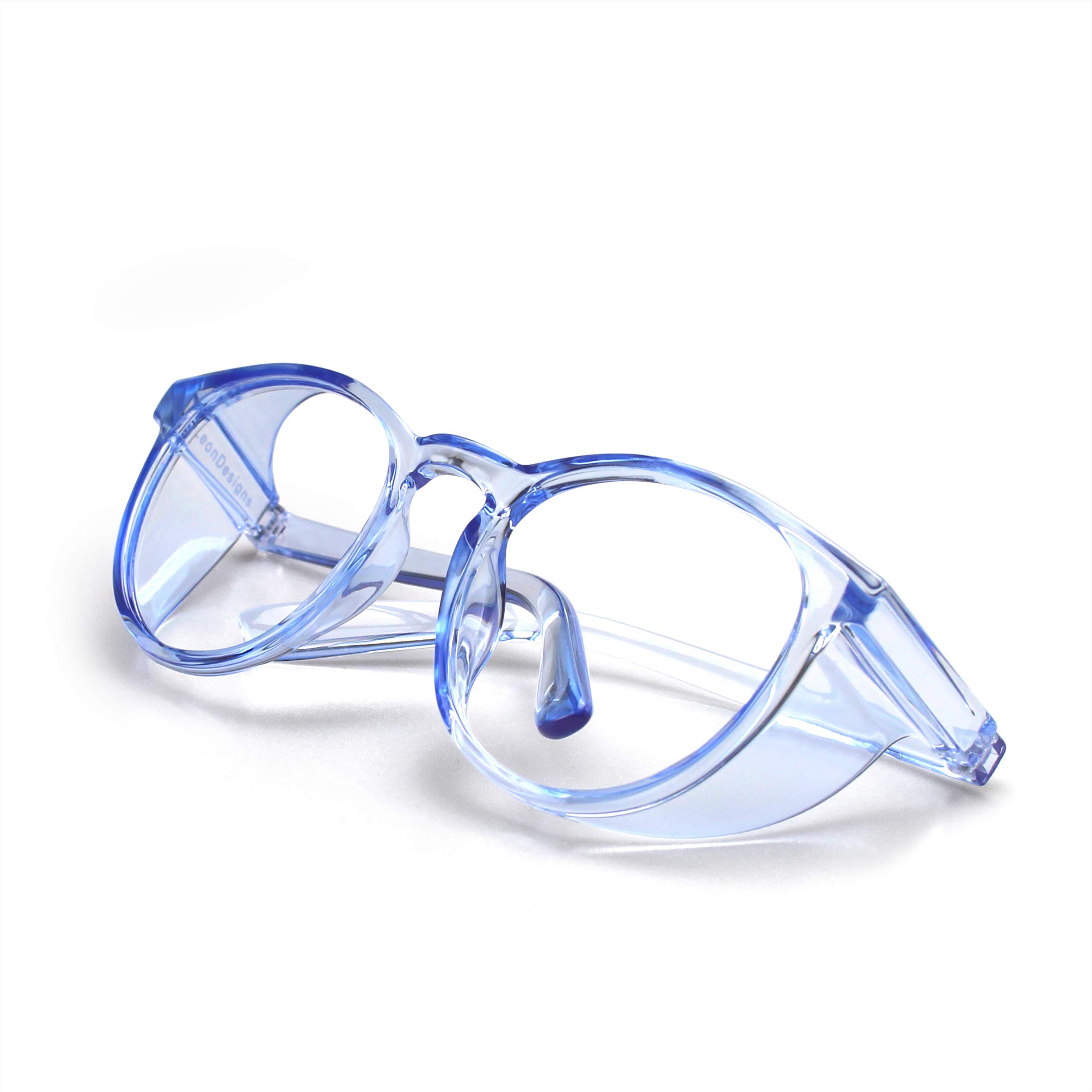 Safety Goggles Anti-Fog Tactical Glasses with Side Shields Clear Safety Glasses with Anti-Scratch UV400 Protection Lens Goggles Inside Eyeglasses