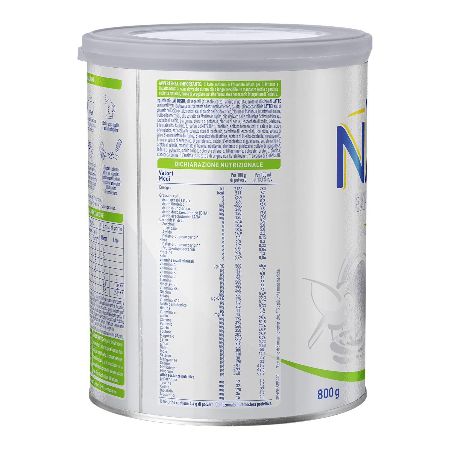 NESTLÉ NAN EXPERT Pro AC-AS Alimento a Fini Medici speciali Polvere, Latta 800g