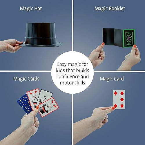 Miniatura 4 de Sombrero mágico increíble - 200 trucos de magia fáciles de aprender - It's Magic por Hanky Panky Toys - Fácil de usar para niños pequeños - para