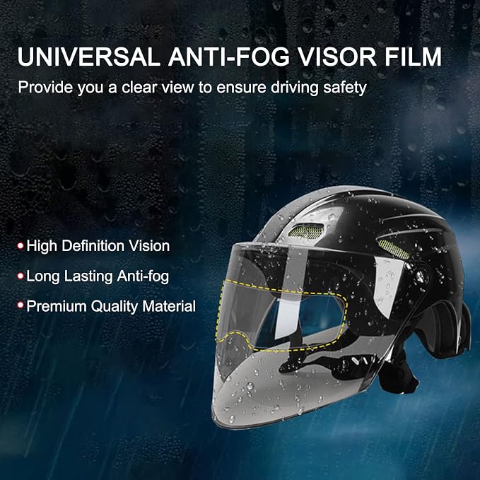 Película antifog universal para visera de casco 24.3 x 8.8 cm miniatura 8