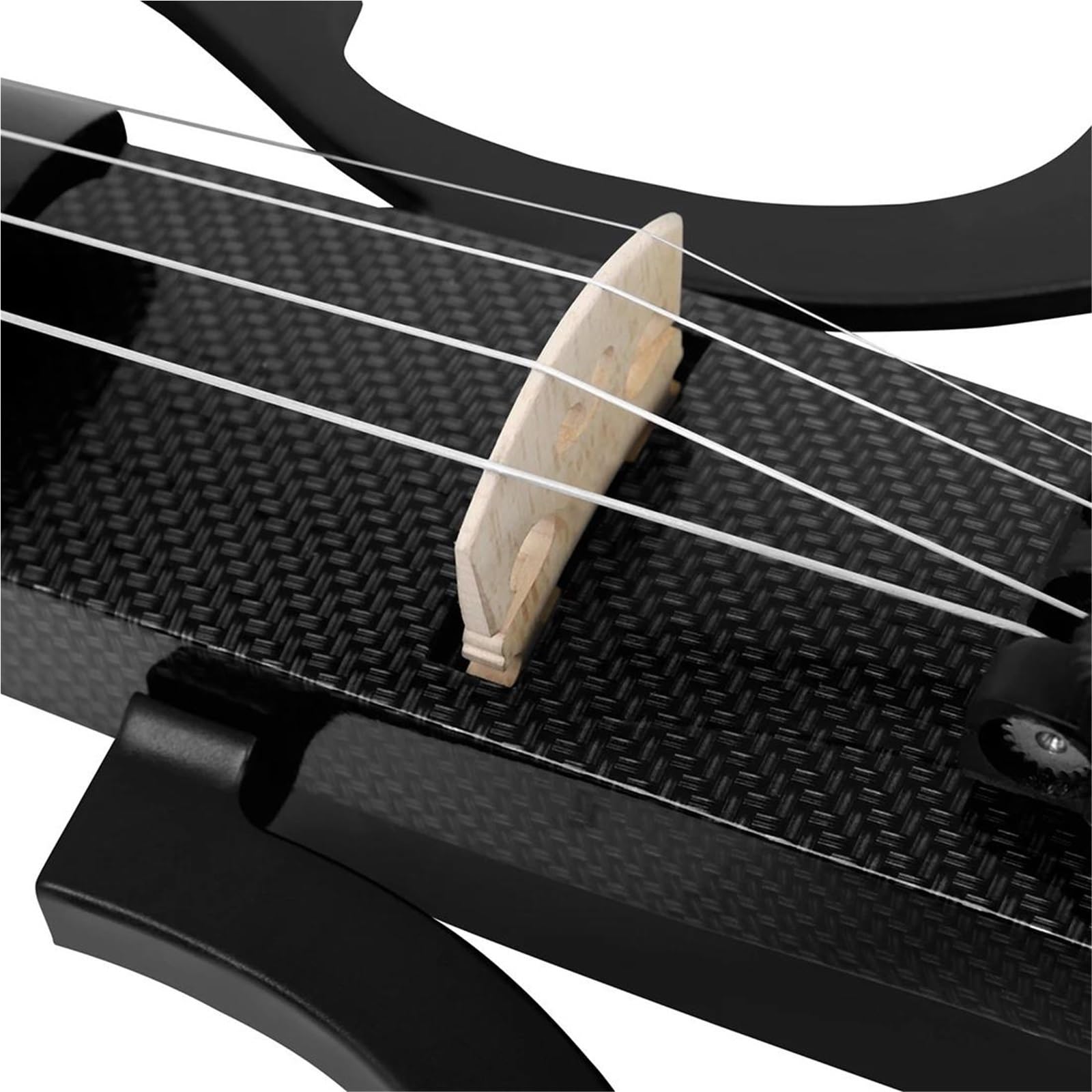 Violini Acustici Violino Elettrico Silenzioso 4/4 Con Struttura In Fibra Di Carbonio E ABS Inclusi Accessori