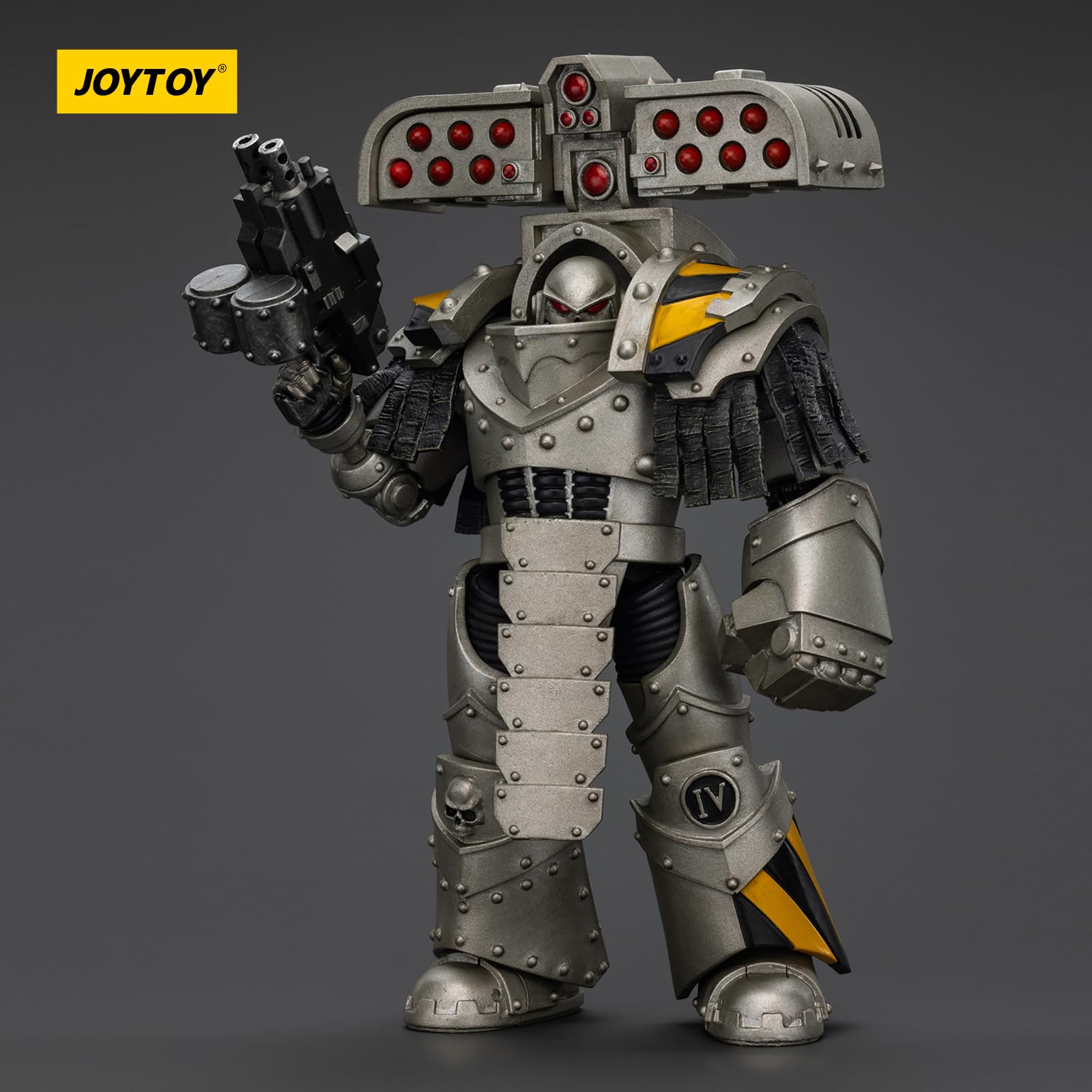 JOYTOY Warhammer 40k lron Warriors Tyrant Siege Master Terminator with Rocket launcher 1/18 Action Figure Collect And Display Model - Image 4