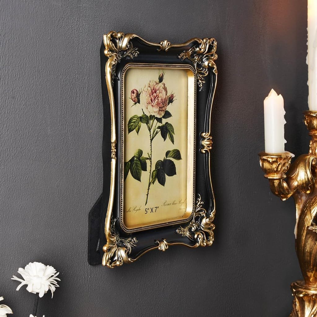 Retro Picture Frame Antique Ornate Photo Frame Decorative Photo Frame Home