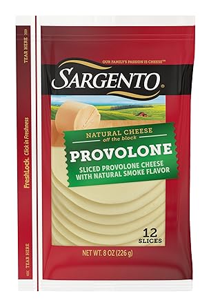Sargento Natural Provolone with Natural Smoke Flavor Sliced Cheese, 12