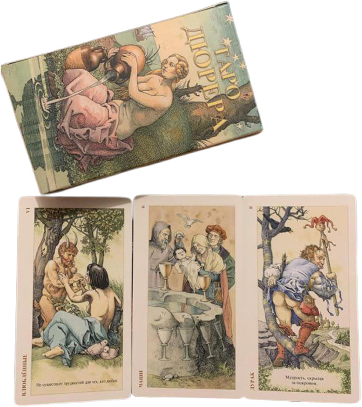 Generico Tarac Deck | 78 Portable Divination Cards | Oracle Russian Spiritual Divination for Women Men Adults Travel Hiking