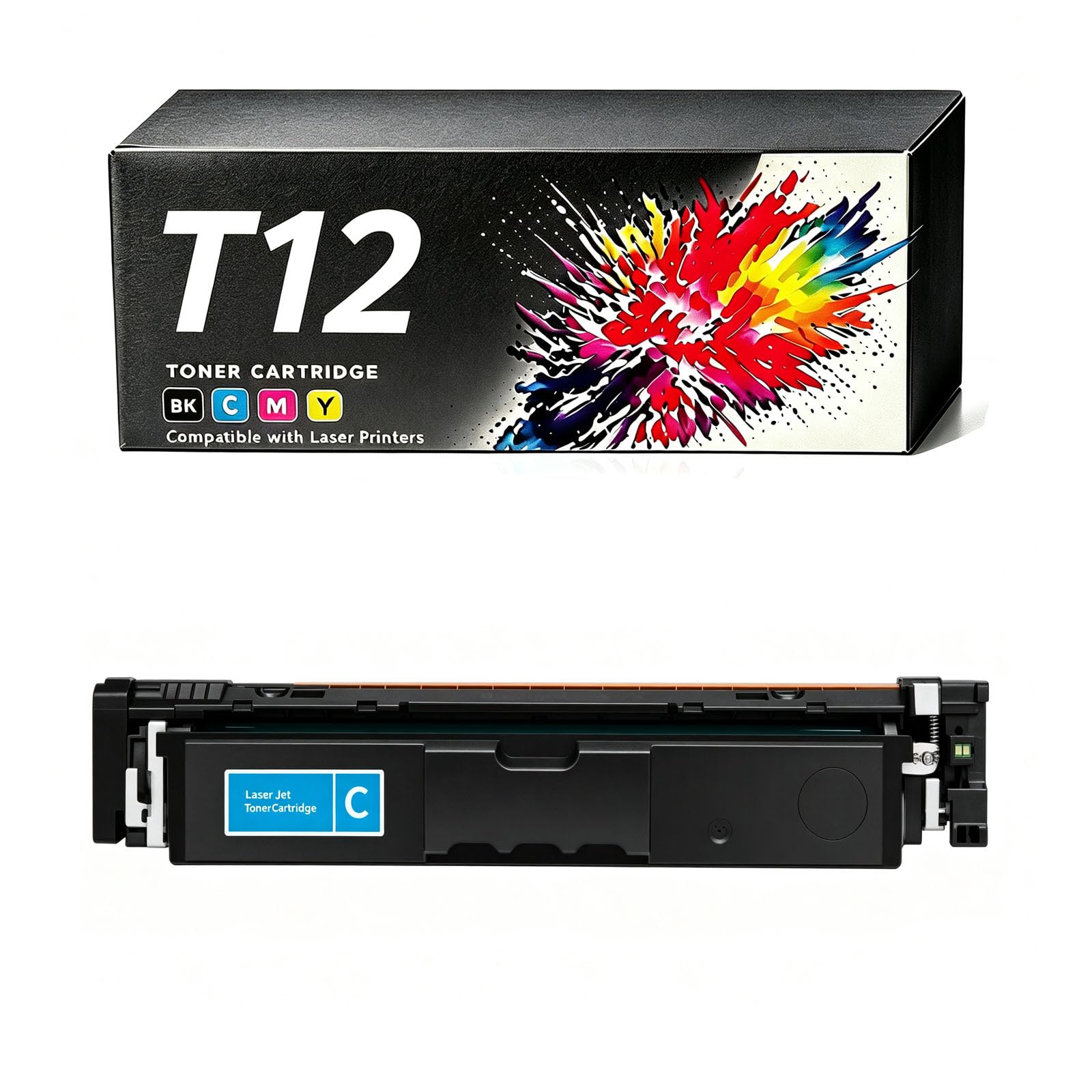 Cartuccia di toner ad alta resa T12 – sostituzione delle cartuccie di toner T12 (T12BK, T12C, T12M, T12Y); compatibile con i-SENSYS X C1333i e X C1333iF; stampa a colori; 7.500 pagine