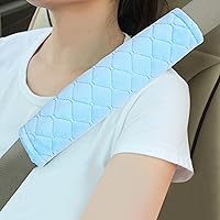 Vista 11 de Amooca Fundas Suaves para Cinturón de Seguridad del Automóvil Almohadillas de Hombro para Cinturón de Seguridad 2 PCS Ajuste Universal para Todos