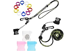 VAPE HOLDER FOR CAR - Chinco 19PCS Anti-lost Lanyard Set with Lanyard...