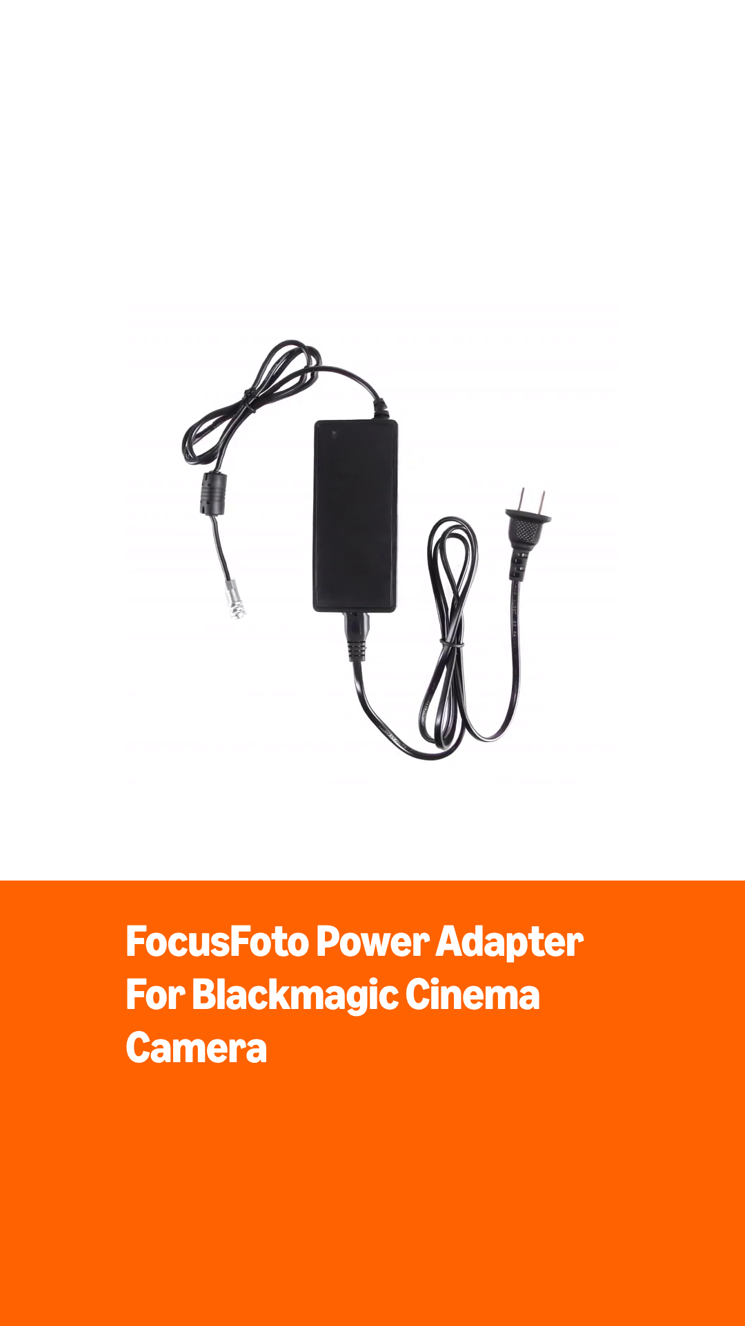 Amazon.com : FocusFoto AC-BMPCC4K Power Adapter Cable 12V 3A for