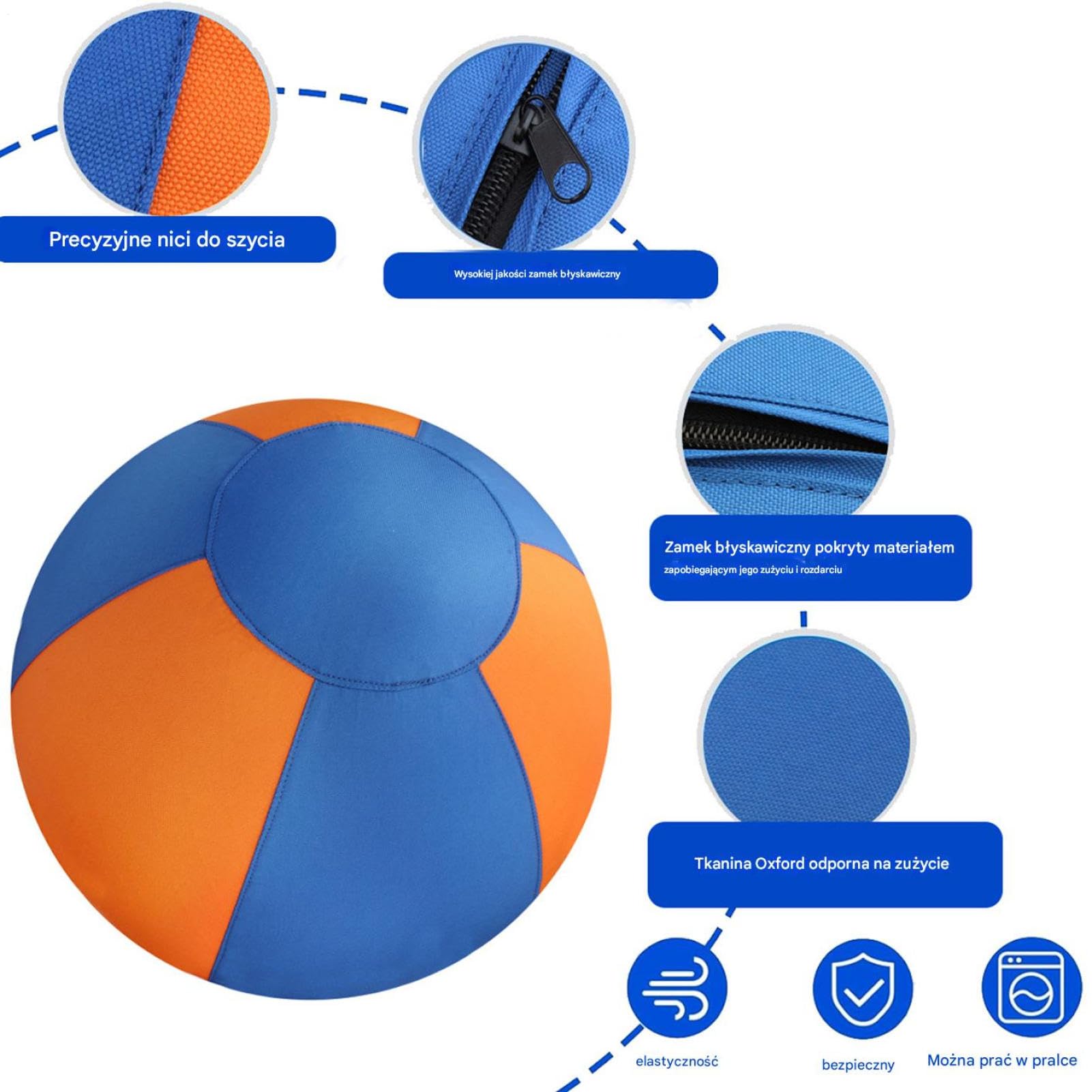 Piłka Dla Interaktywna Zabawka Dla Psów | Samozajęcie Gryzak Nadmuchiwana Akcesoria Wzbogacające Spacery