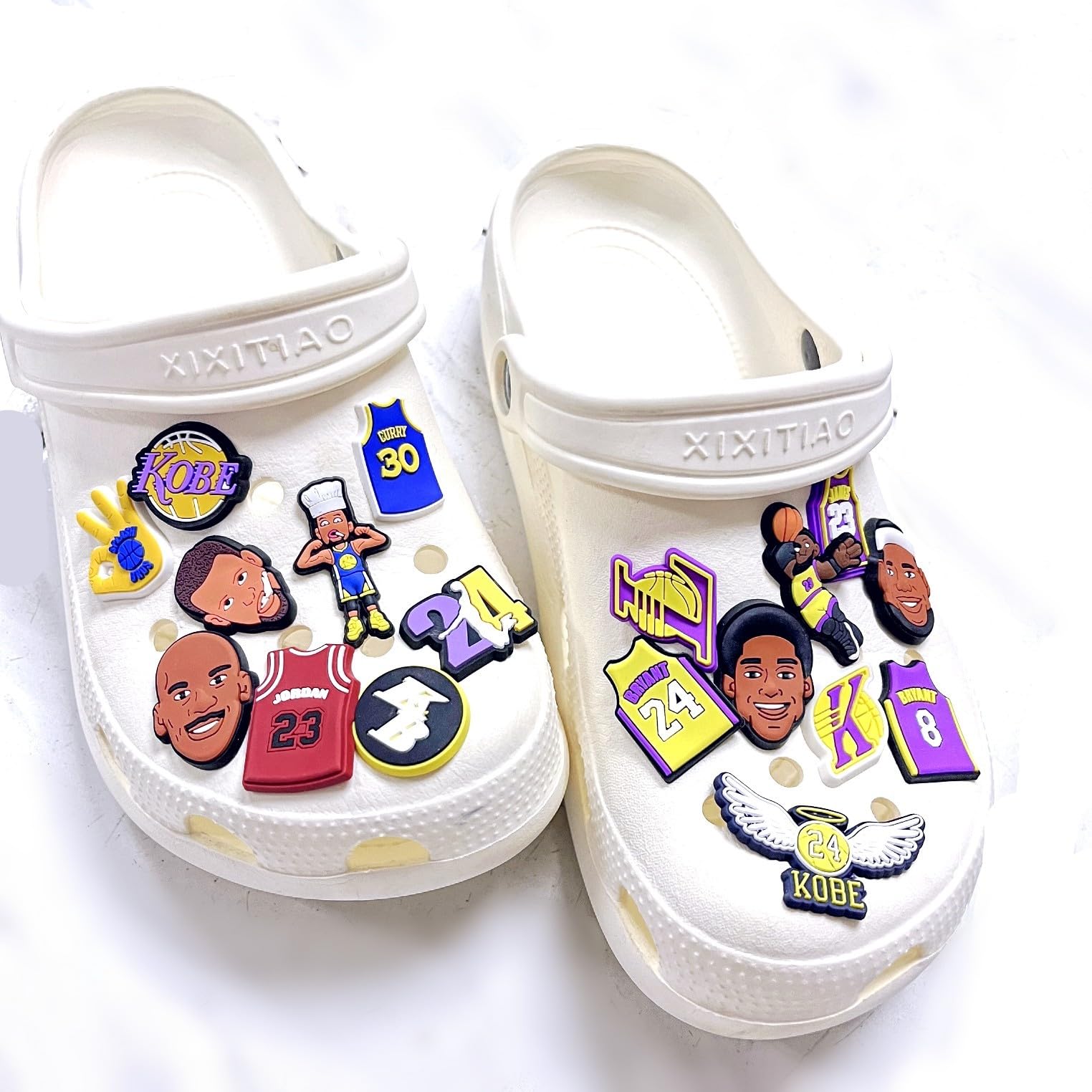 JZK 25 dijes para zapatos con temática de baloncesto para CROCS para hombre, widgets geniales para CROCs, decoración de zapatos para zuecos