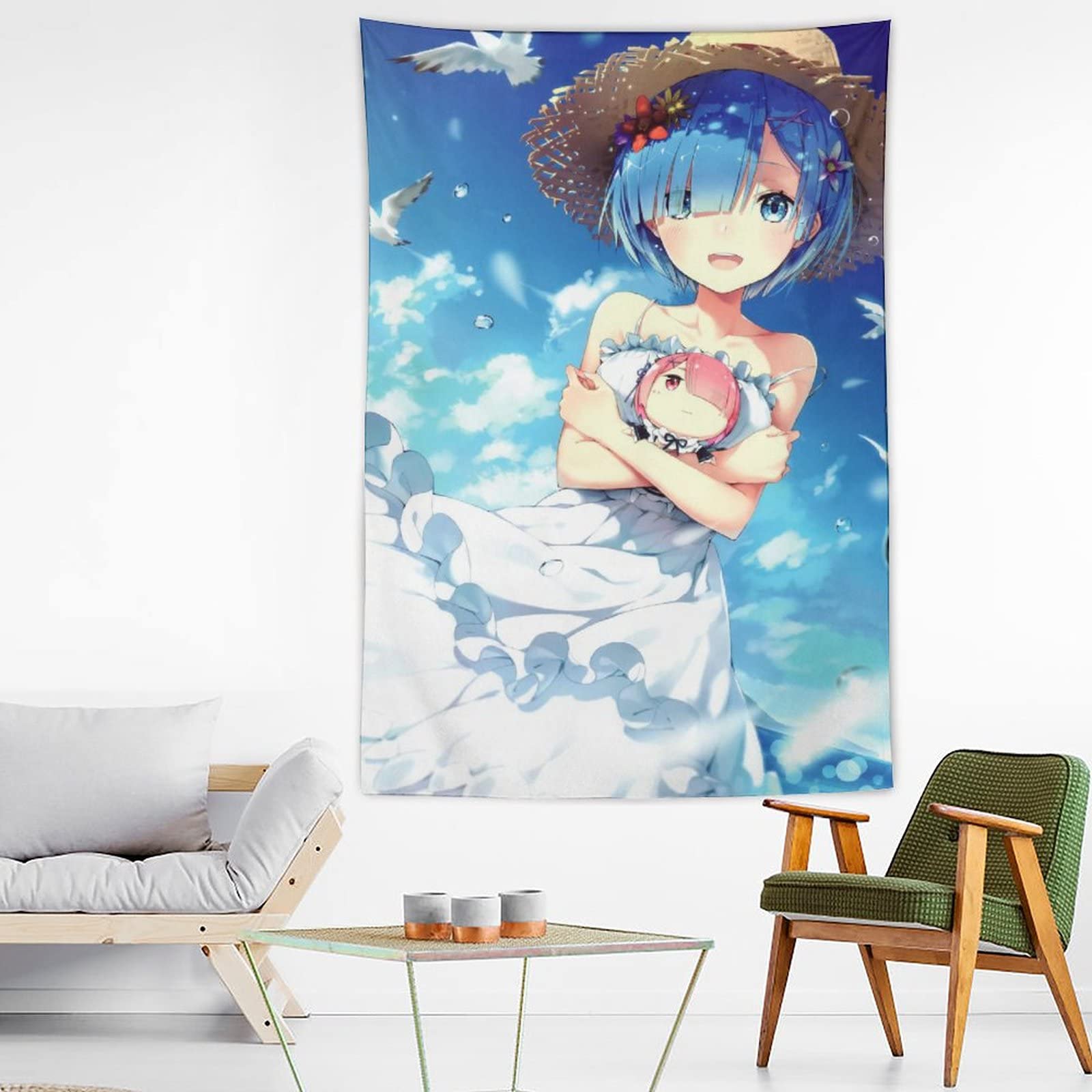 Amazon.co.jp: Re：ゼロから始める異世界生活 レム 大判 タペストリー