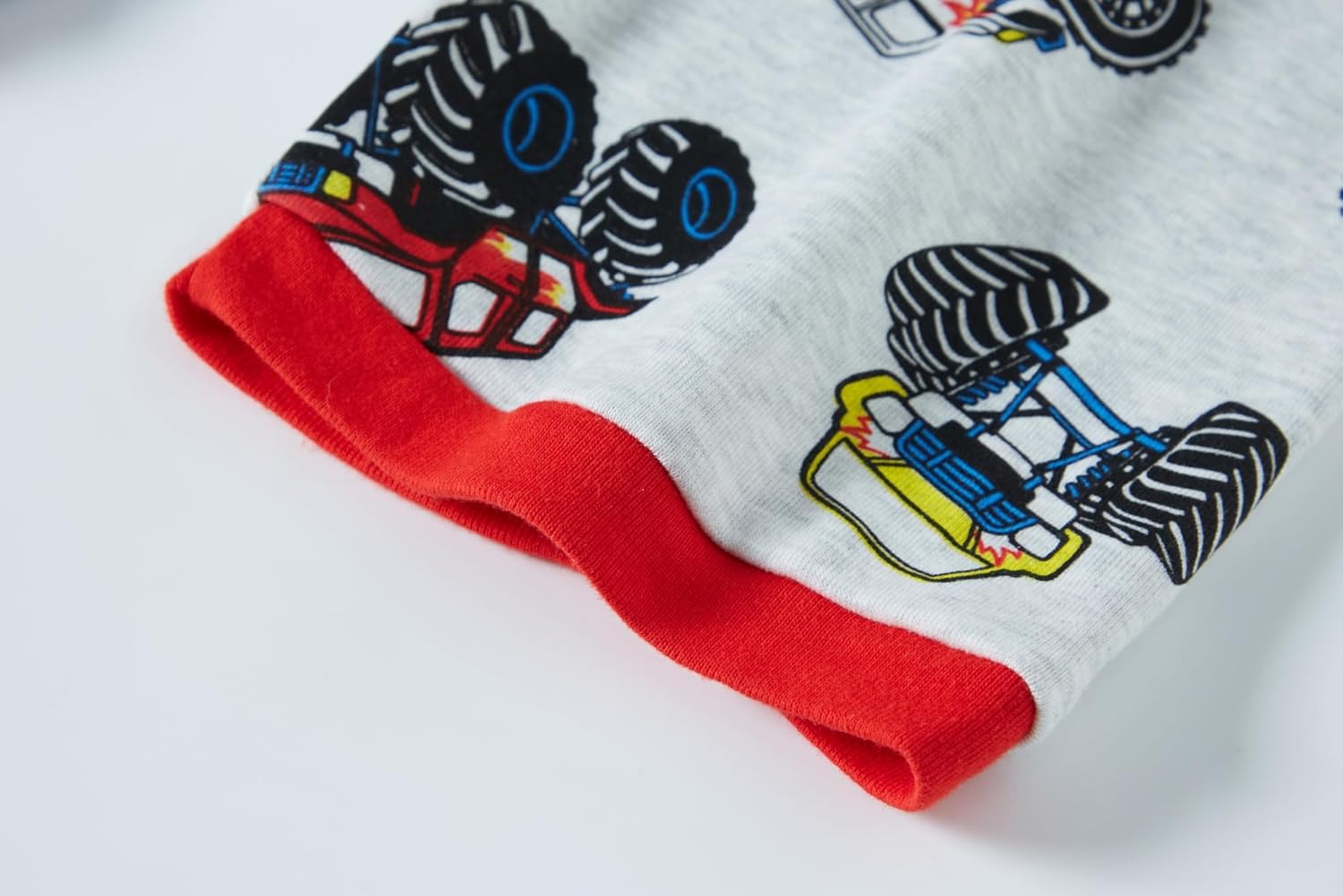 Akyzic Little Boys Pajamas 100% Cotton Pjs for Boys Toddler Monster Truck Sleepwear Short Sets Kids Summer Clothes 3-10T - Image 7