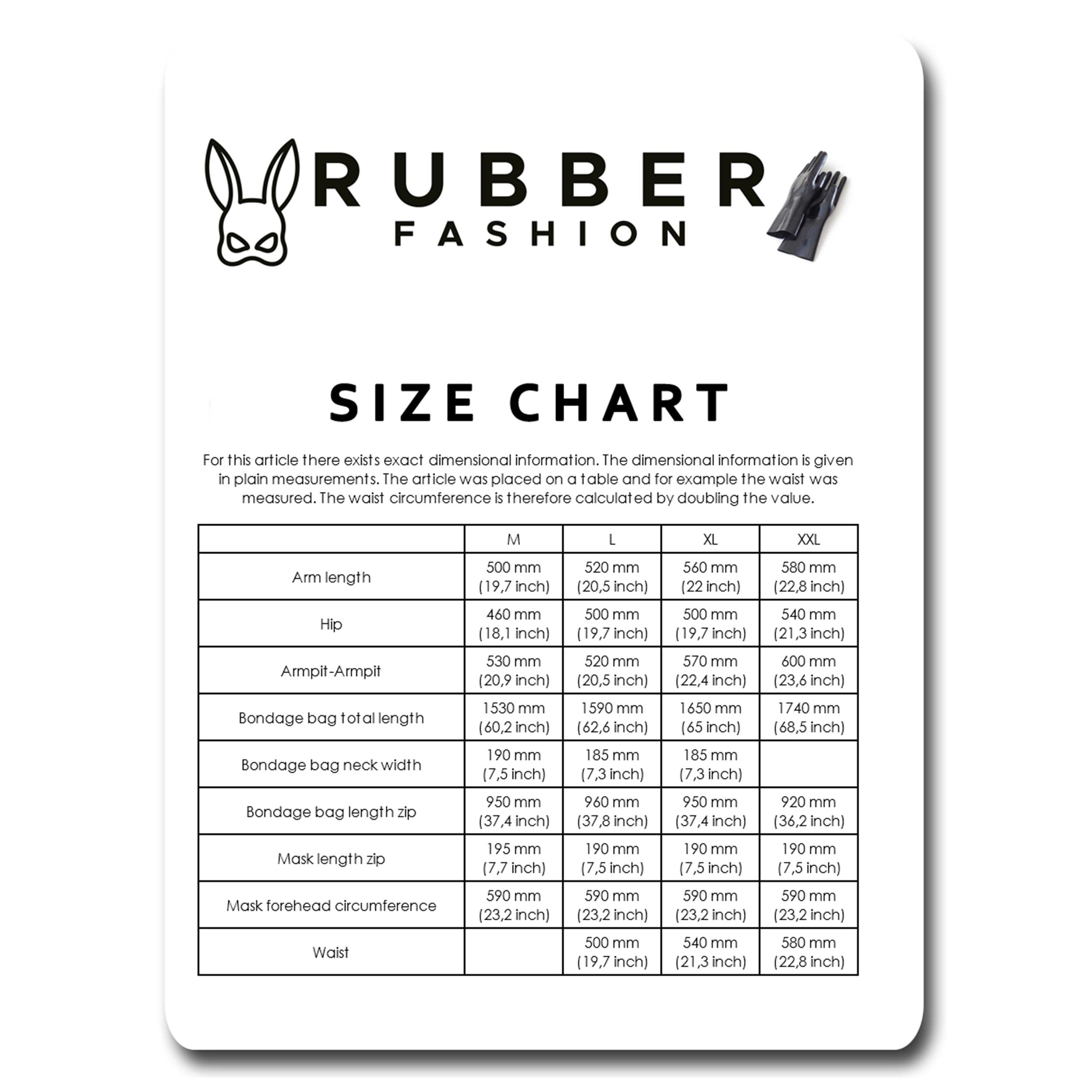 Rubberfashion Bolsa de Bondage Brillante Extremo Saco de Dormir - Brillo Bondage bodybag Saco de Dormir con Cremallera Frontal de Brazos Saco de Sauna para Hombres y Mujeres. Wetlook Negro XL