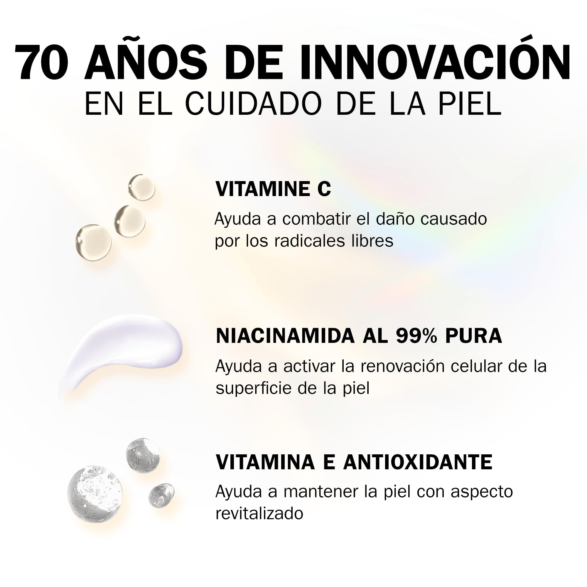 Olay Vitamina C Crema Contorno de Ojos, Cuidado para Ojeras, Ojos Hinchados con Niacinamida al 99% de Pureza. Ilumina, Unifica, Hidrata. 15 ml