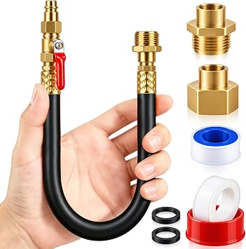 RV Antifreeze Winterizing Blowout Plug Kit for Camper Boat Sprinkler System