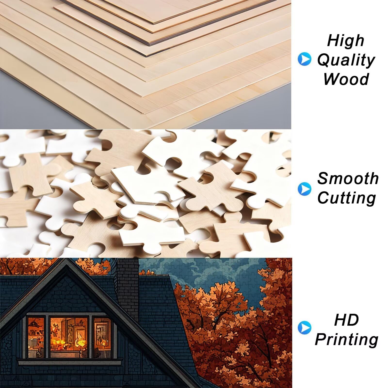 4000 puzzli dla dorosłych, 4000 sztuk, drewniane puzzle z kolorowym pudełkiem, rodzinne gry edukacyjne, prezenty dla kobiet, wystrój domu, motyw: (jesień), -3754