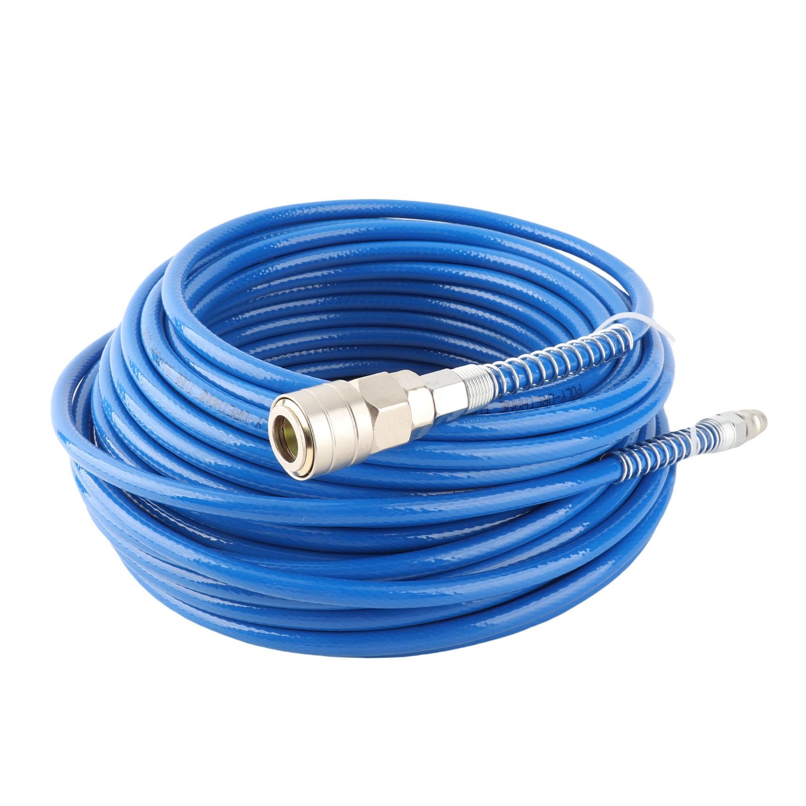 Tubo de manguera PU de alta presión del compresor de aire para reparación y construcción de automóviles [longitud de 20 m] (Azul)