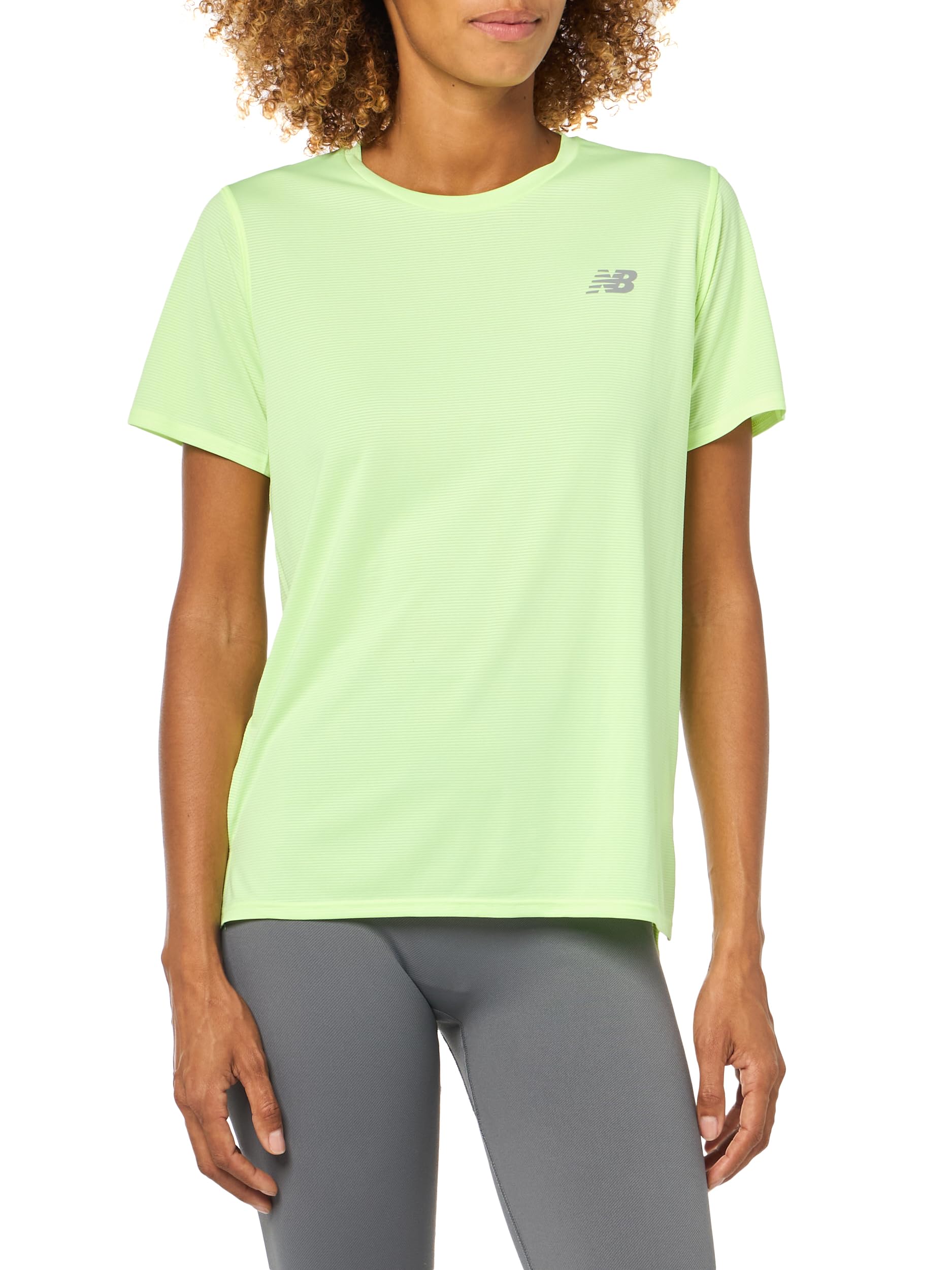 Camiseta Deportiva WT41222 New Balance Sports Essentials en Verde - Mujer