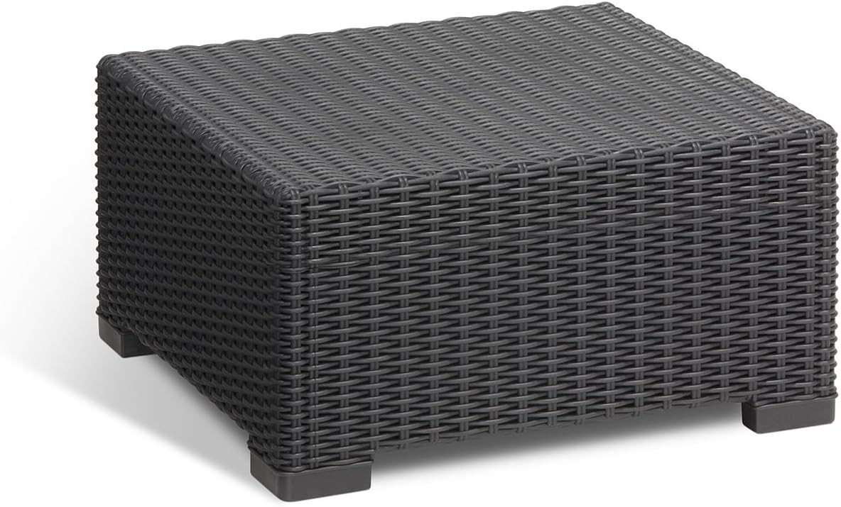Keter California All-Weather Outdoor Patio Coffee Table in a Resin ...