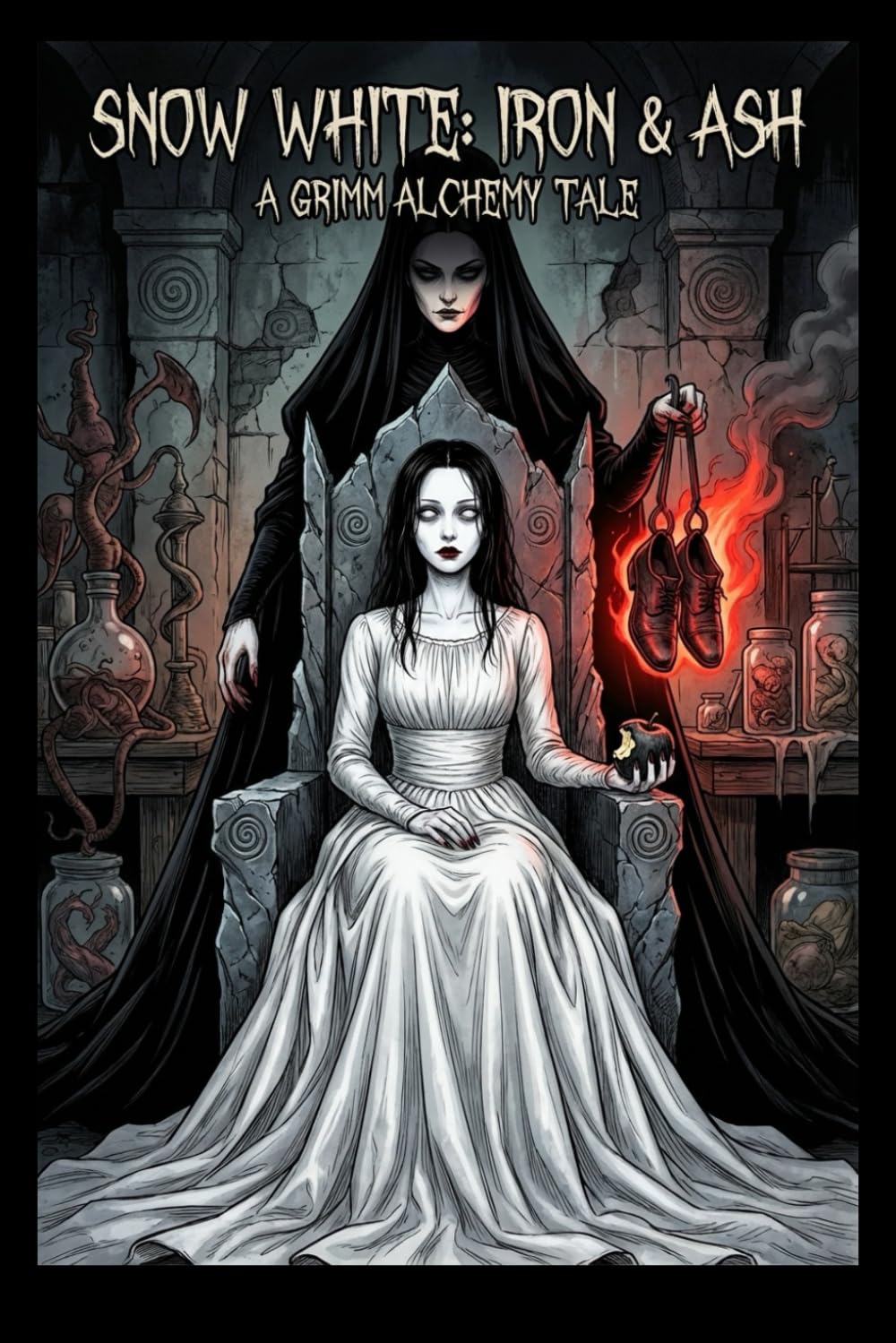 Snow White: Iron & Ash: A Dark Alchemy Horror Graphic Novel (Grimm Noir)