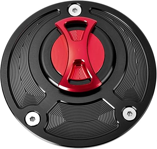 LPWBXCDYYN Motorcycle CNC Fuel Gas Tank Cap Cover for Yamaha YZF R3 R25 2015-2020 YZF R15 R125 FZ 16 XT660 XT660R XT660X XJ6 Diversion Fluid