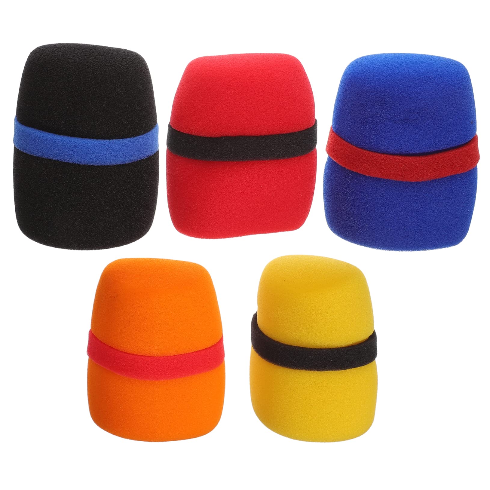 Gadpiparty 25 Piezas cubierta del micrófono cubierta para micrófono cubiertas gruesas para micrófono Accesorios de micrófono Cubierta de esponja de micrófono parabrisas del micrófono espesar