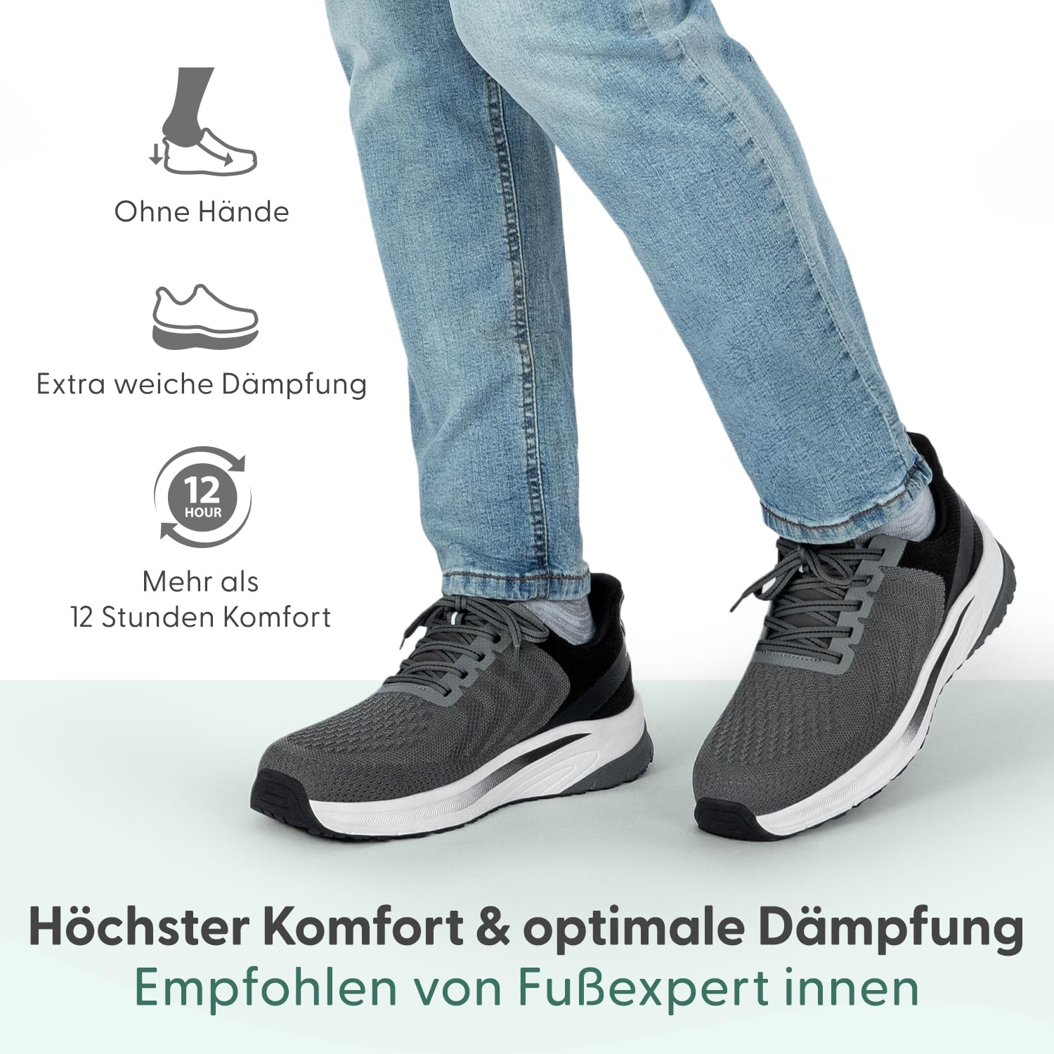 Orthofeet Tilos Orthopädische Herren Slip-On Sneaker