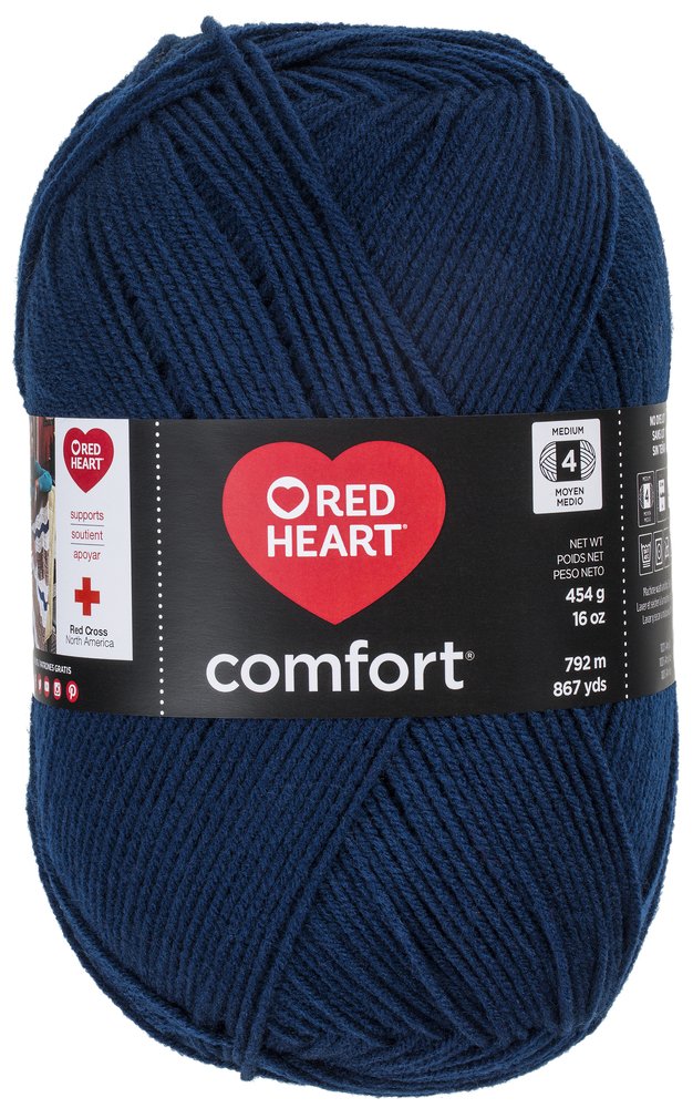 Amazon.com: Red Heart Comfort Yarn, Navy
