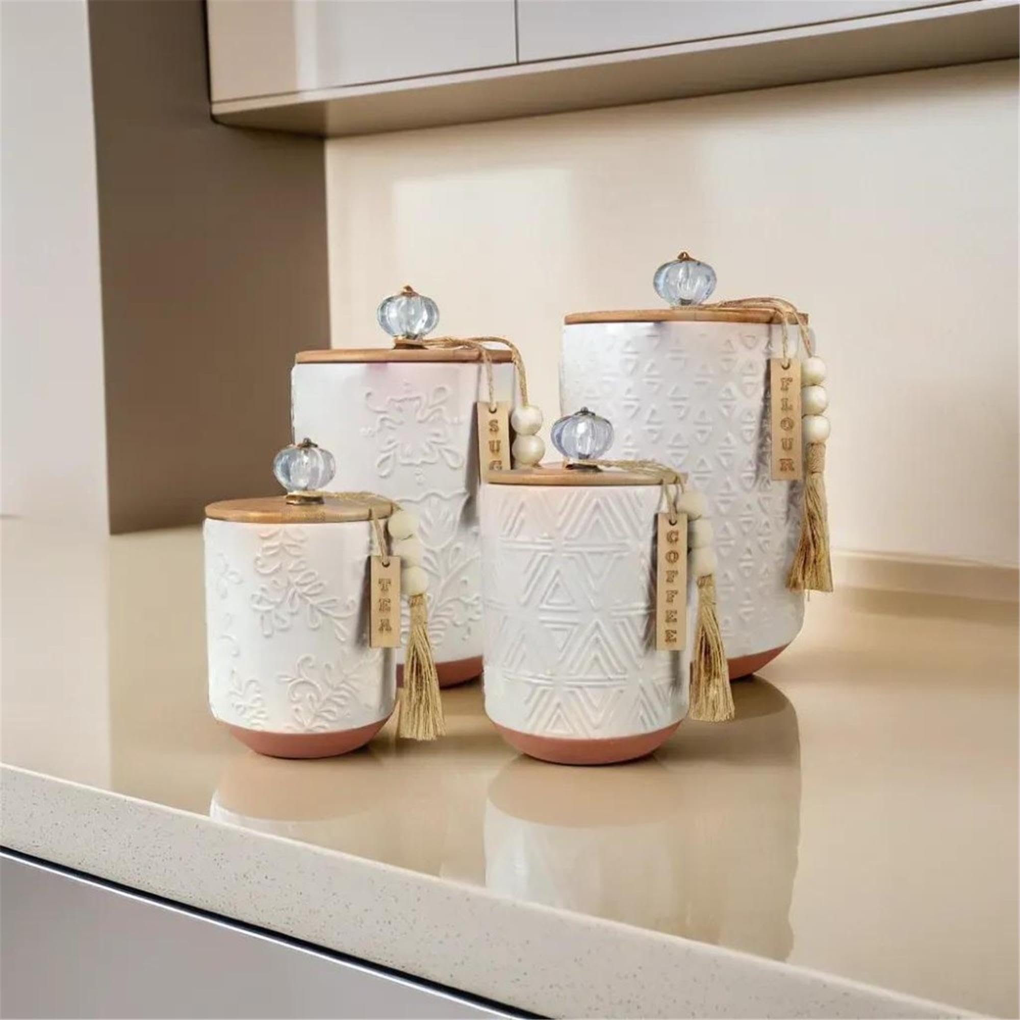 Zuccheriera Cuore in Ceramica con Coperchio in Legno, Deboracarlucci