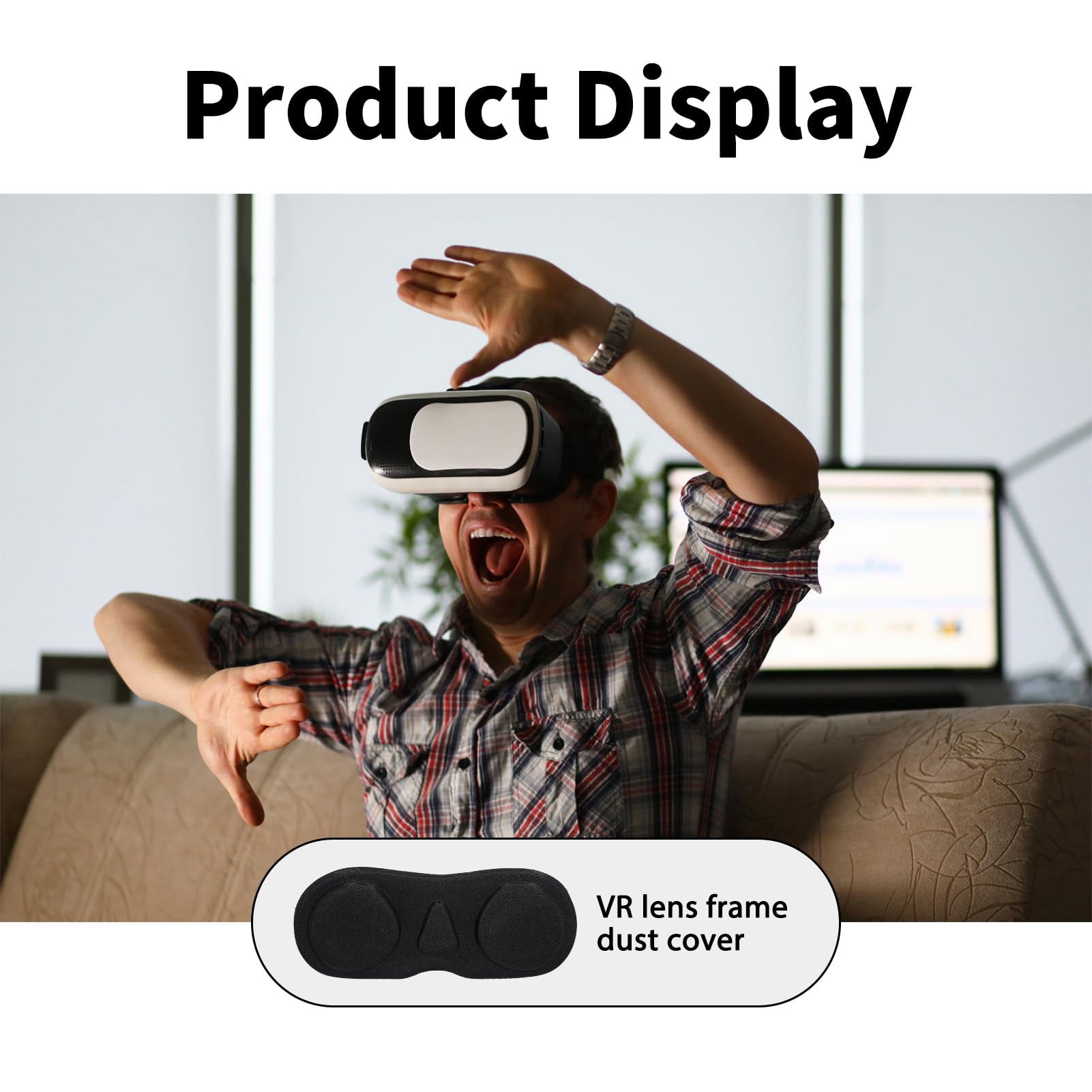 2 unidades de protección de objetivo VR compatible con Meta Quest 3S, Quest 3, Quest 2, Oculus RiftS, Valve Index, PICO, espuma premium, protección contra polvo y arañazos VR Lens Cover